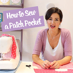 How to Sew a Patch Pocket