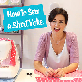 How to Sew a Shirt Yoke