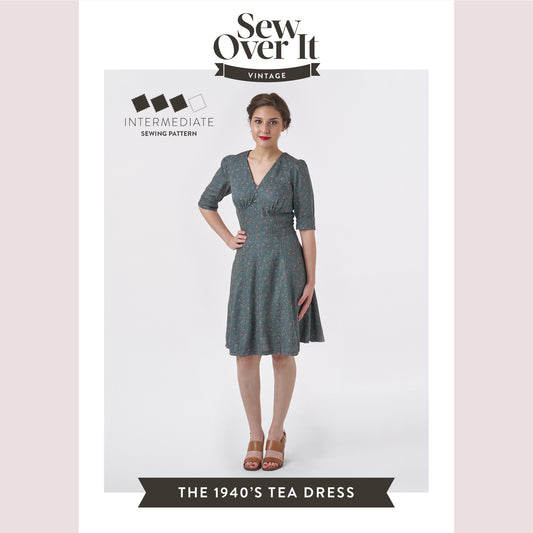 1940s Tea Dress Sewalong No. 2 : Gathering Supplies & Choosing Fabric