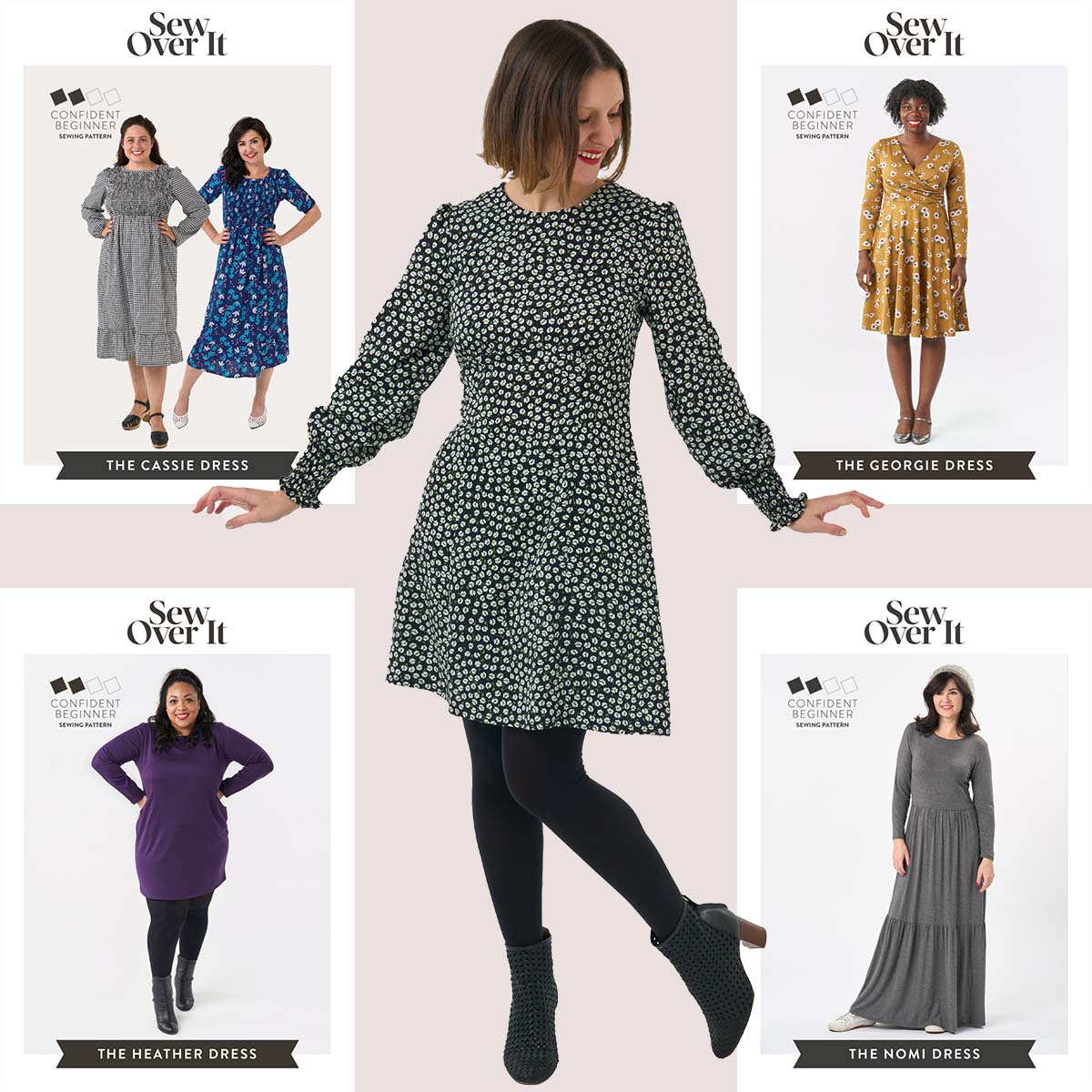 Five dress patterns for autumn Sew Over It Five dress patterns for autumn Sew Over It