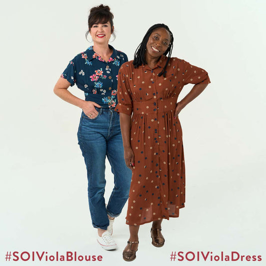 Fall in love with the Viola Dress & Blouse