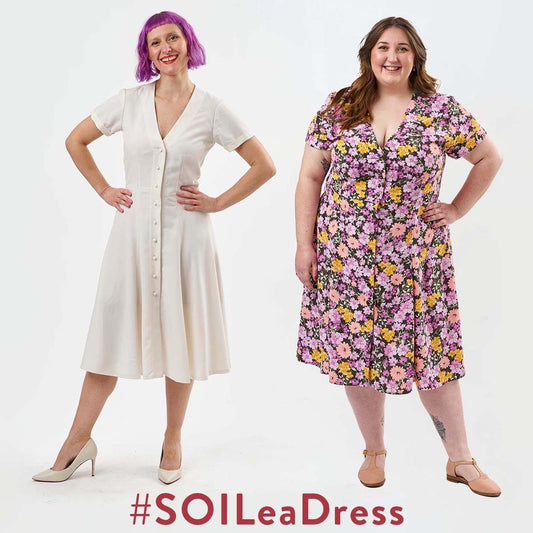 Sew a pretty tea dress with the Lea Dress!