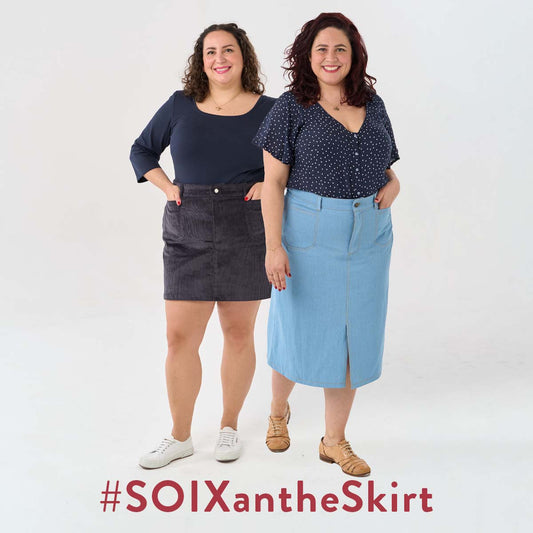Sew a wardrobe staple with the Xanthe Skirt!