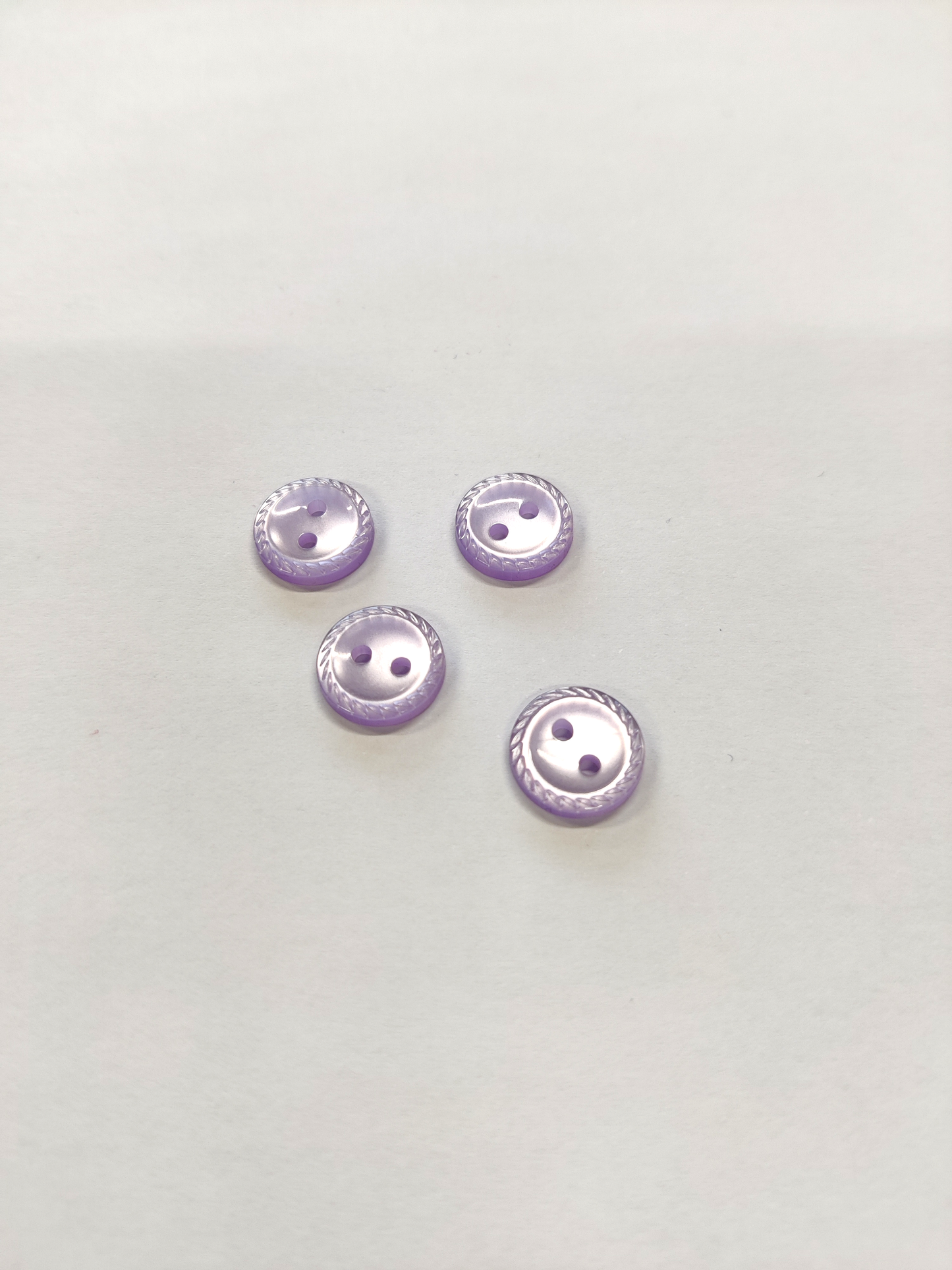 Cut Edge Buttons - 11mm (Assorted Colours)