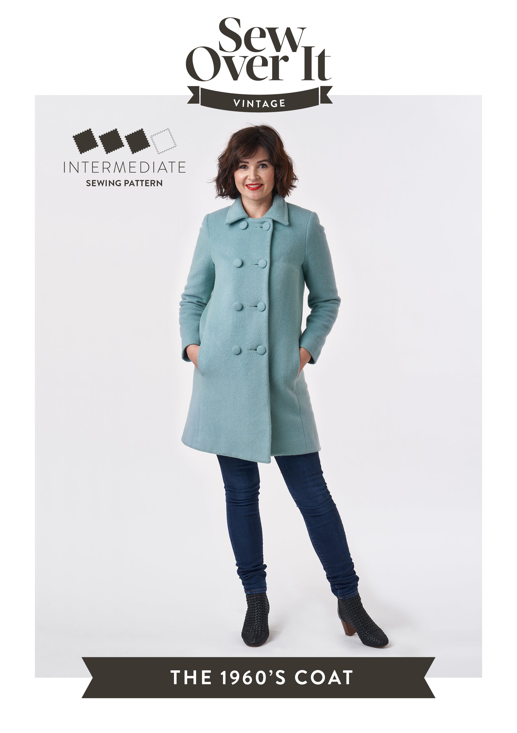 1960s Coat PDF Sewing Pattern Sew Over It