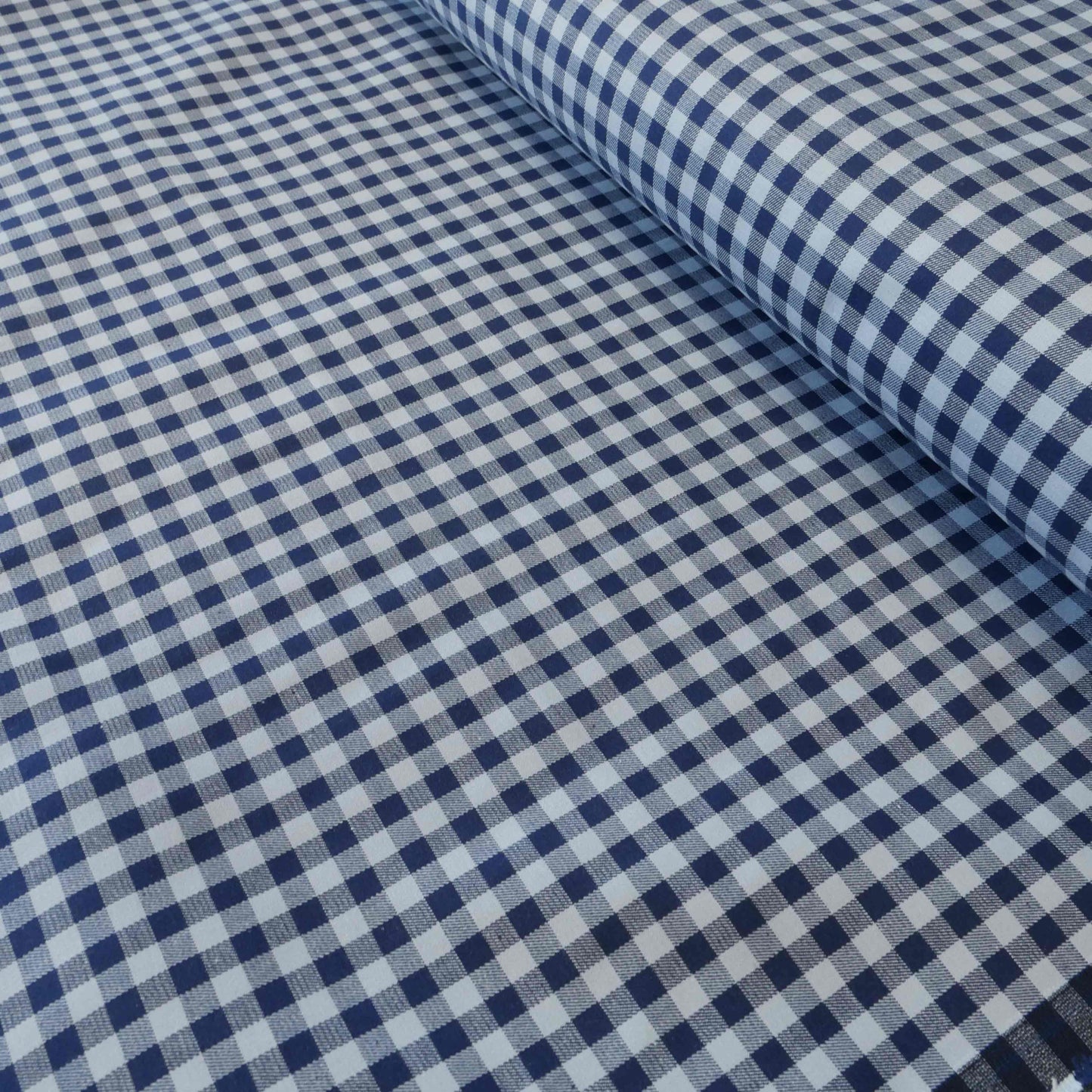 Stretch Gingham Denim
