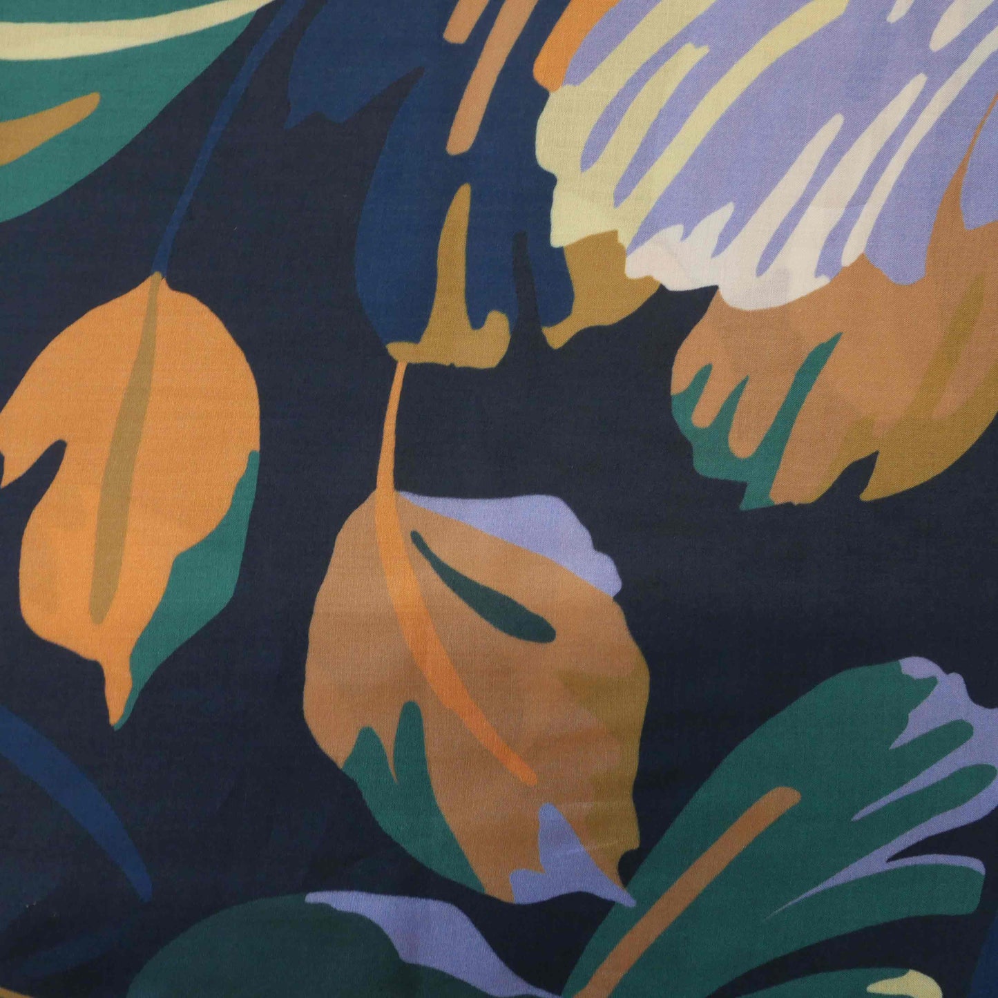 Viscose Challis - Artsy Leaf