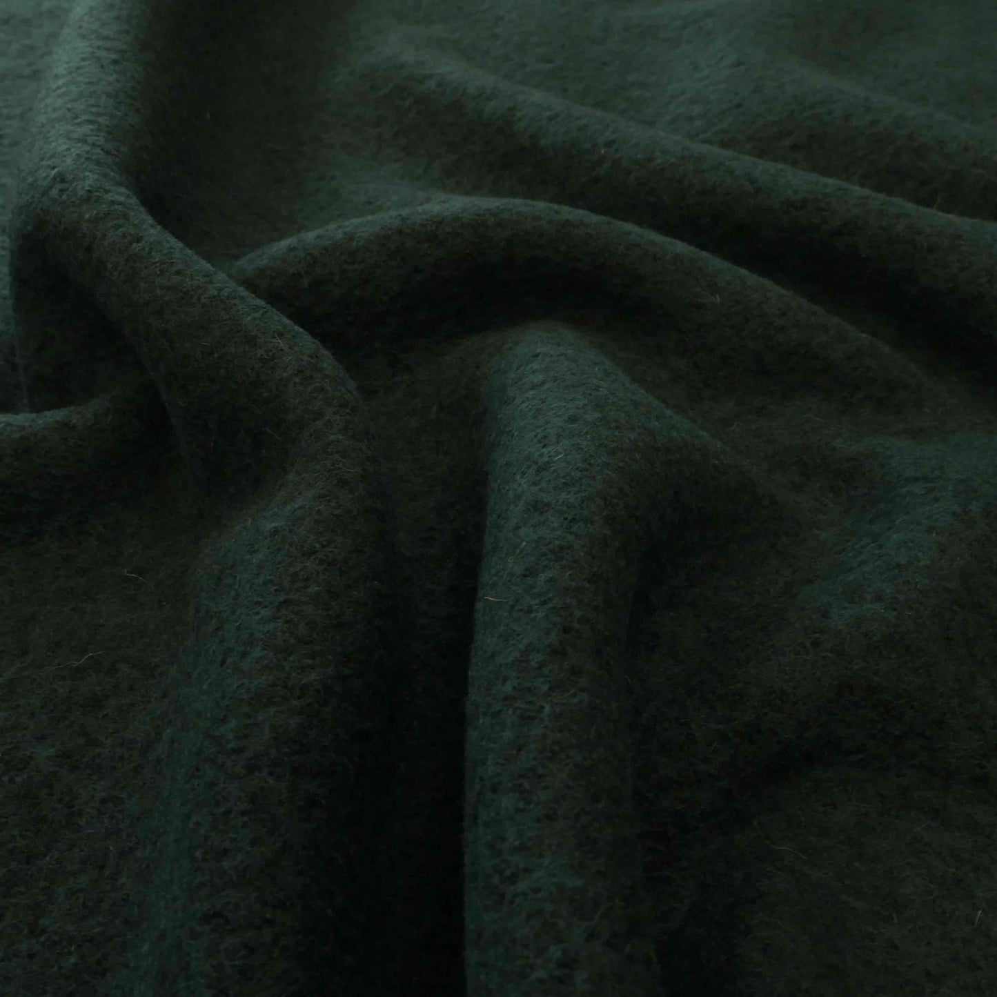 Boiled Wool - Bottle Green