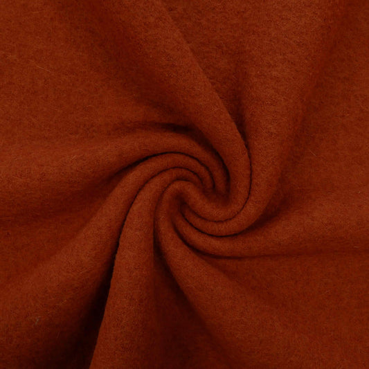 Boiled Wool - Burnt Orange