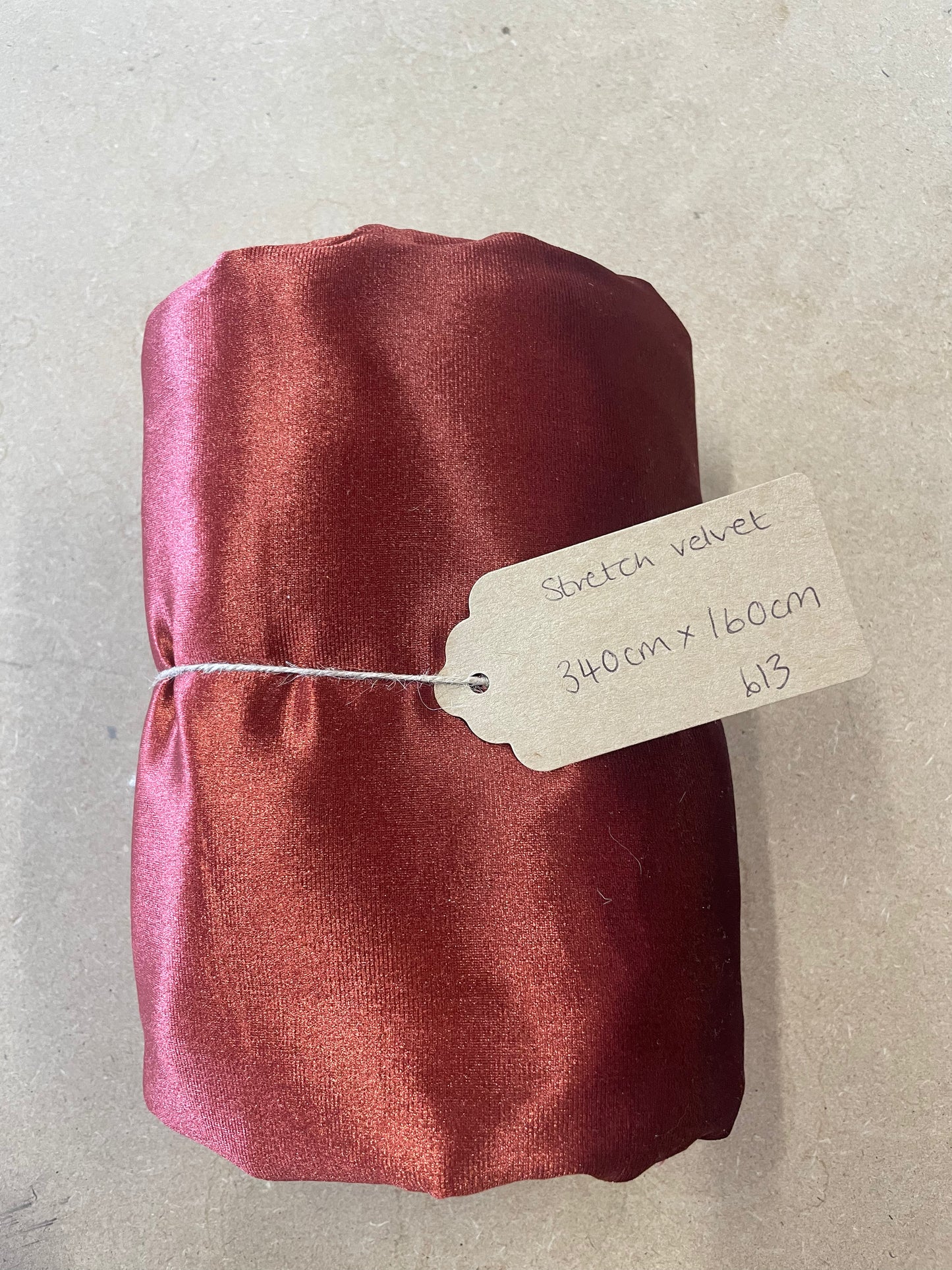 stretch velvet- r613