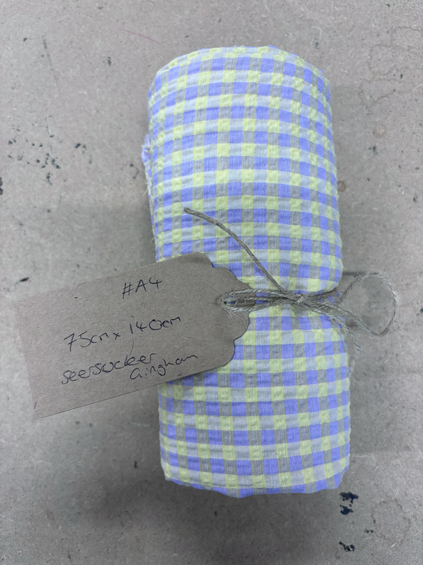 Seersucker Gingham - A4