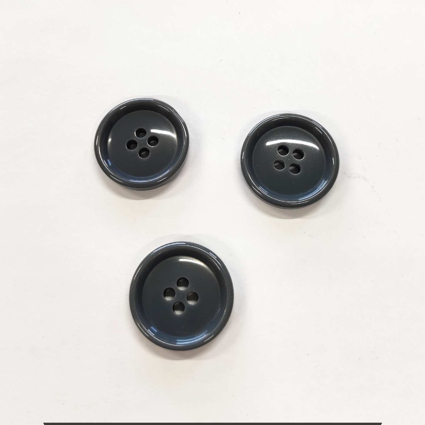 Grey Buttons - 23mm (#B100)