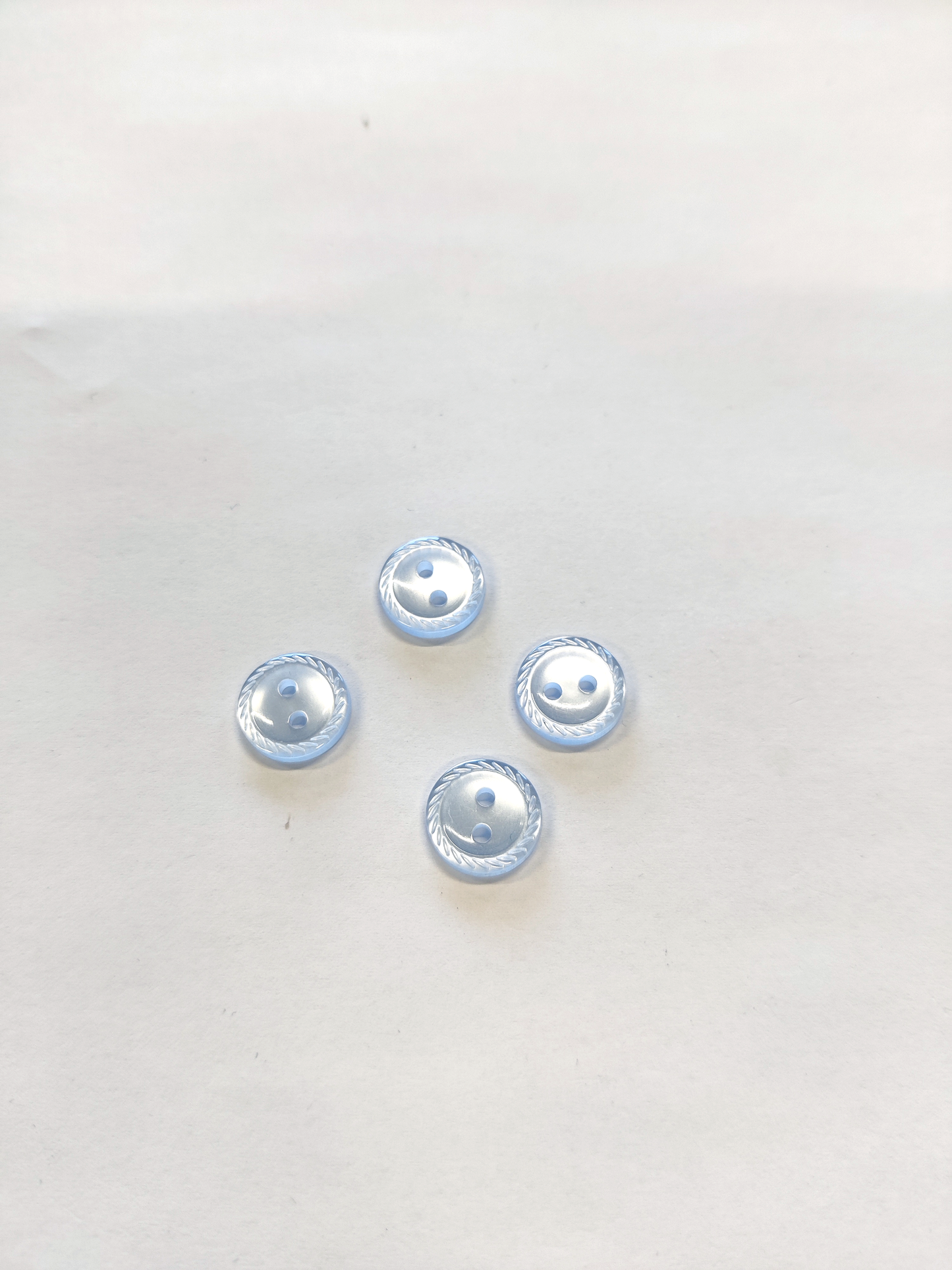 Cut Edge Buttons - 11mm (Assorted Colours)