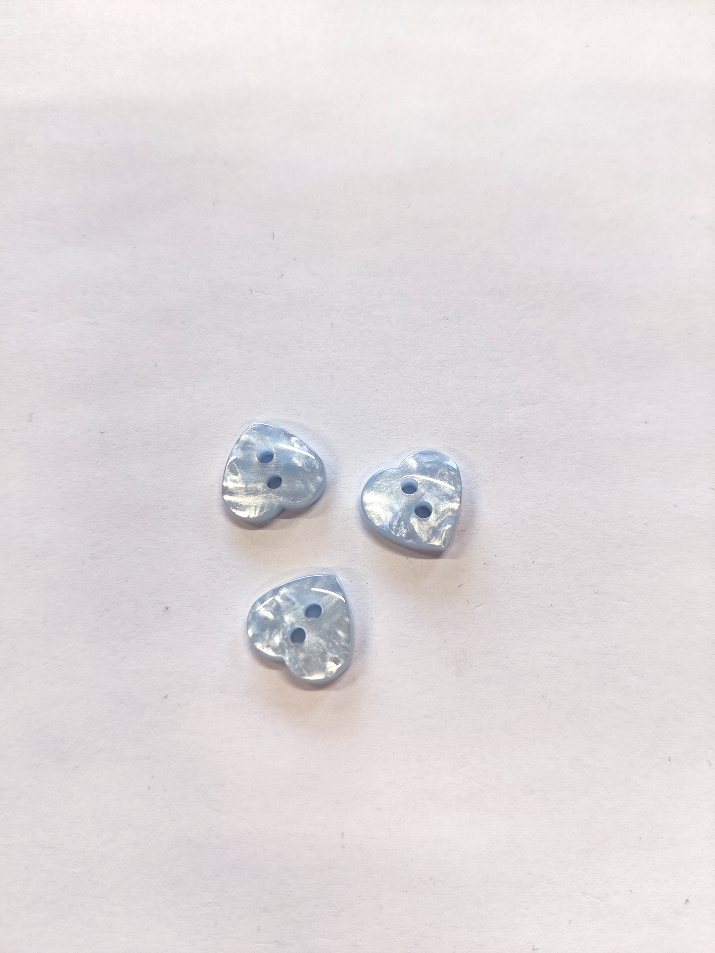 Heart Buttons - 12mm (Assorted Colours)