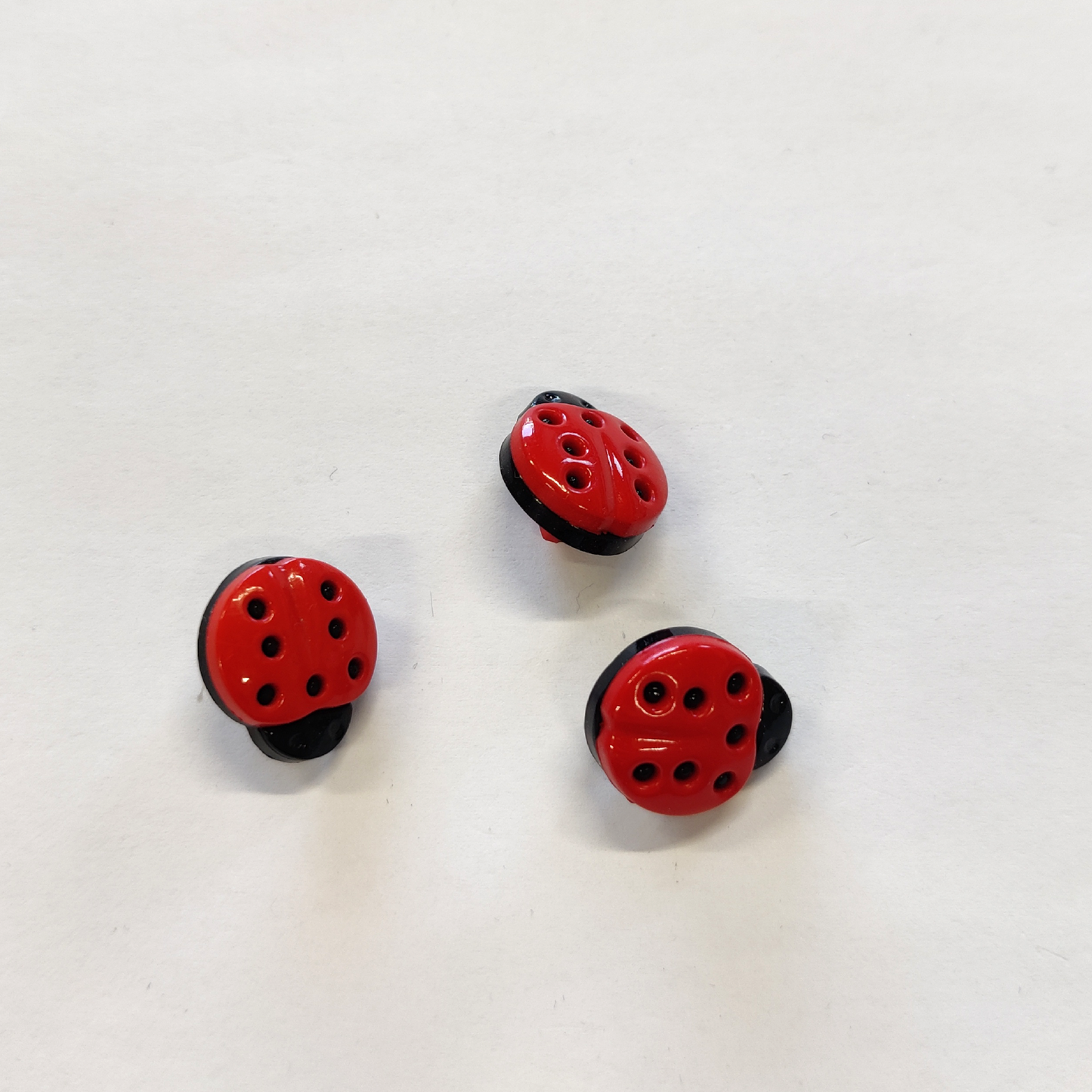 Ladybird Buttons - 15mm (#B121)