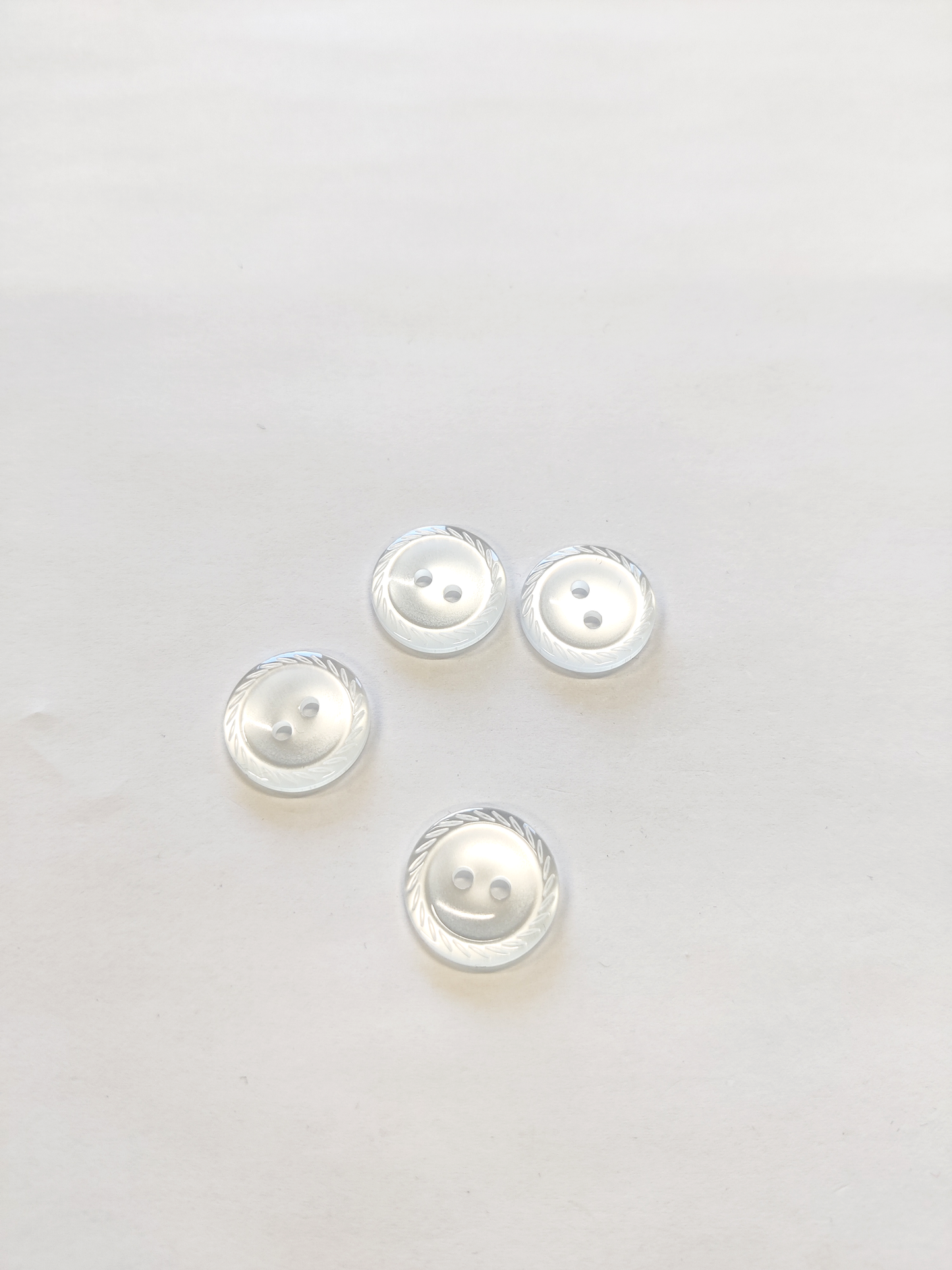Cut Edge Buttons - 16mm (Assorted Colours)