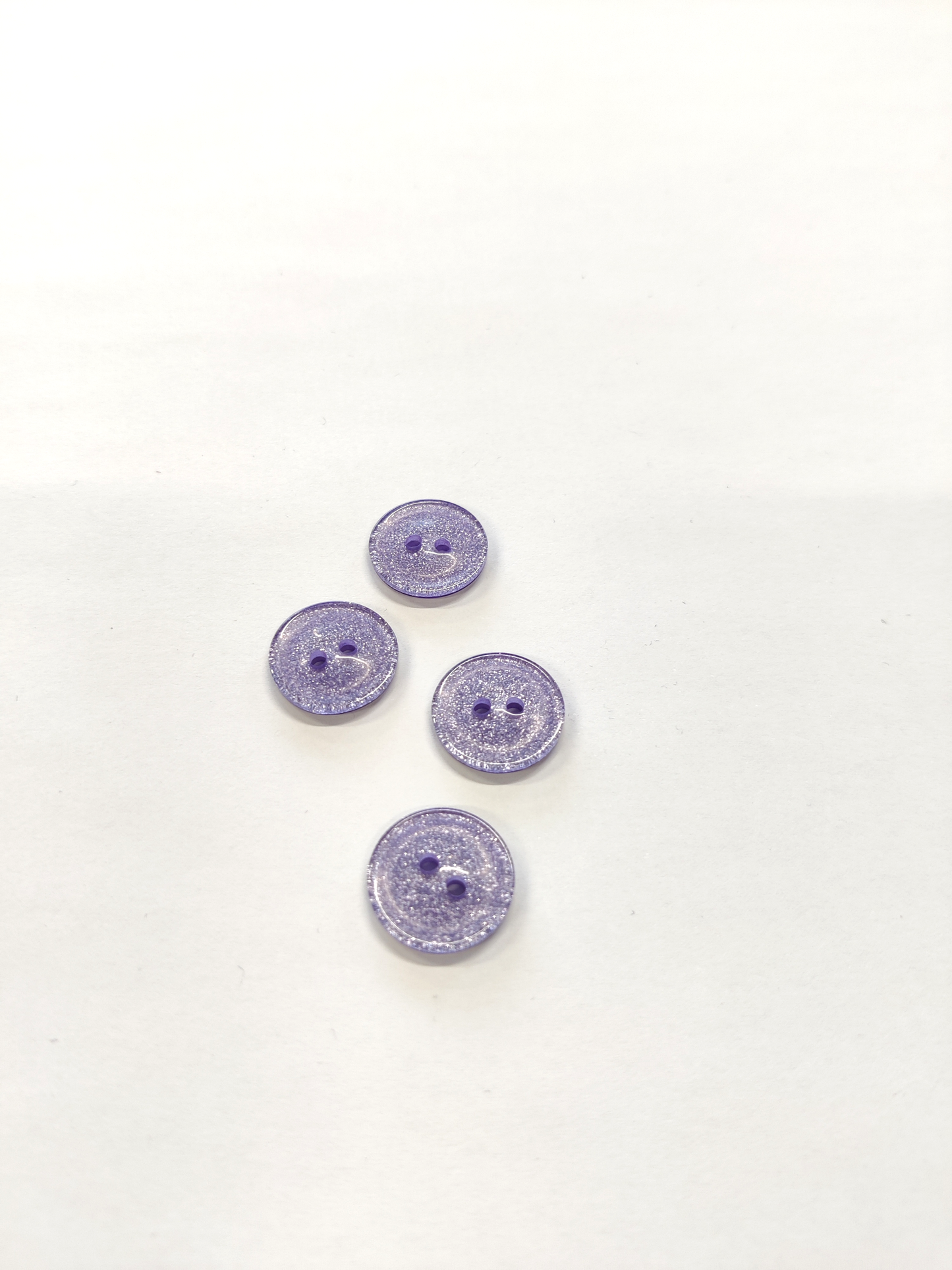 Glitter Buttons - 15mm (Assorted Colours)