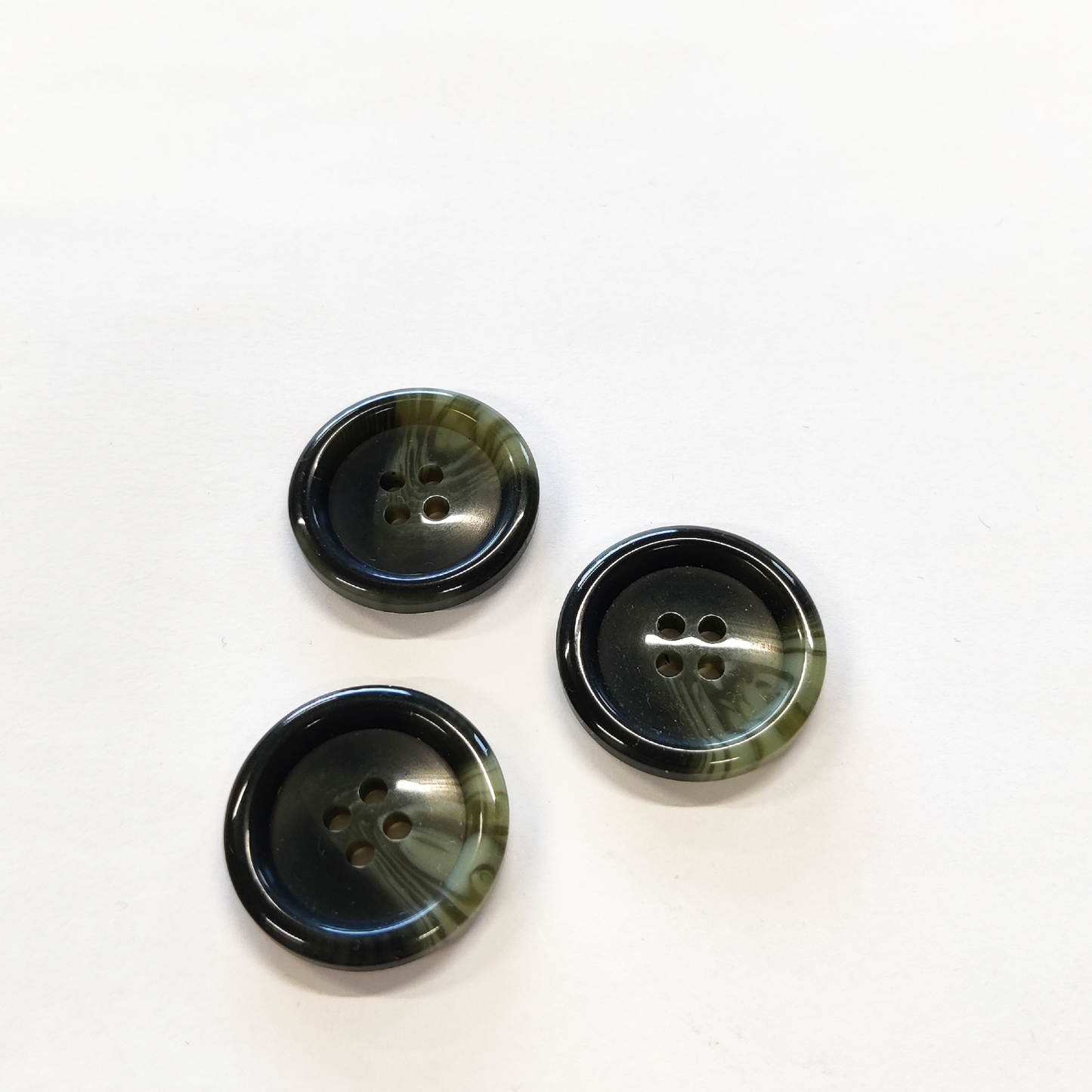 Green Jacket Buttons - 25mm (#B35)