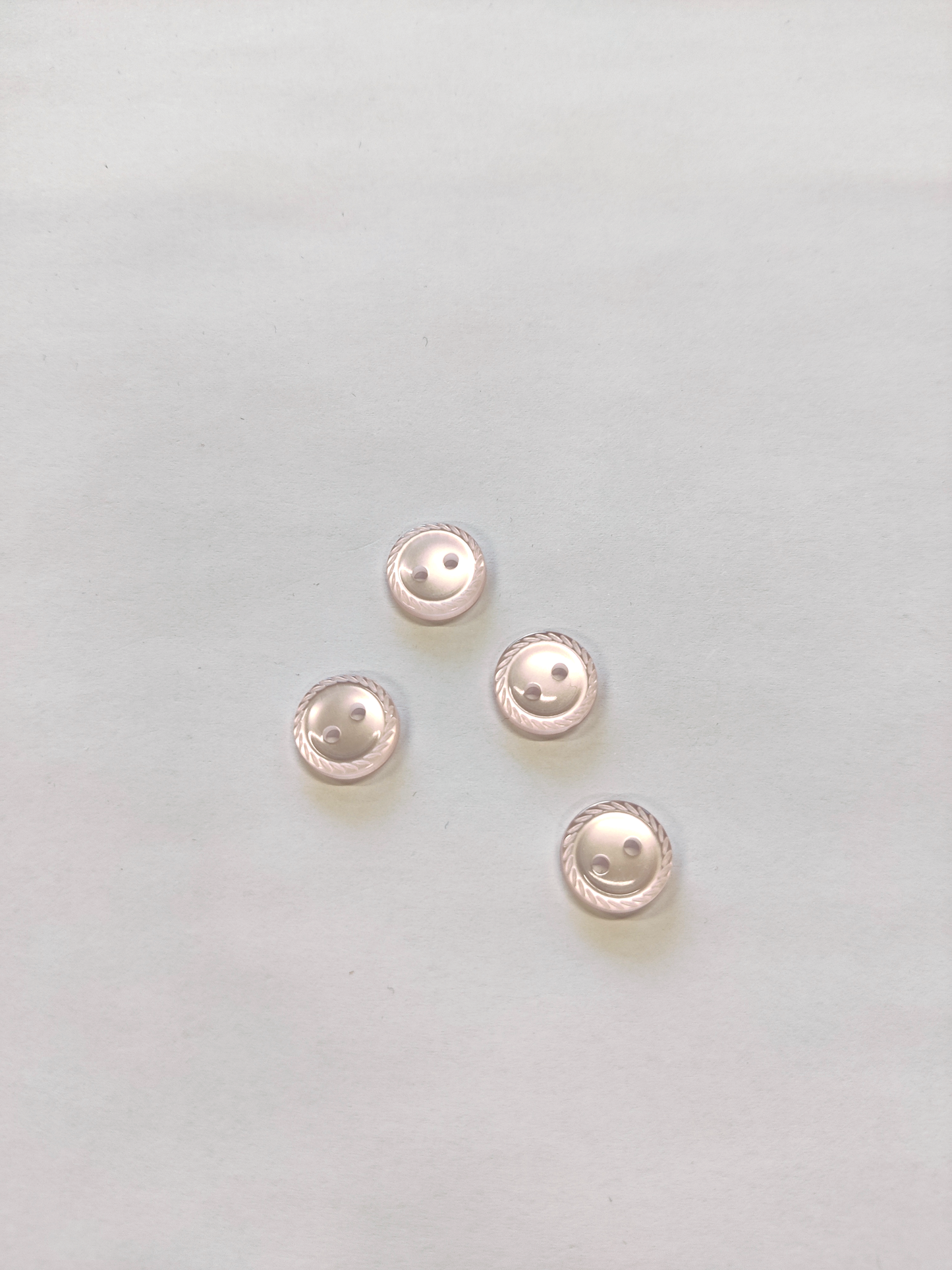 Cut Edge Buttons - 11mm (Assorted Colours)