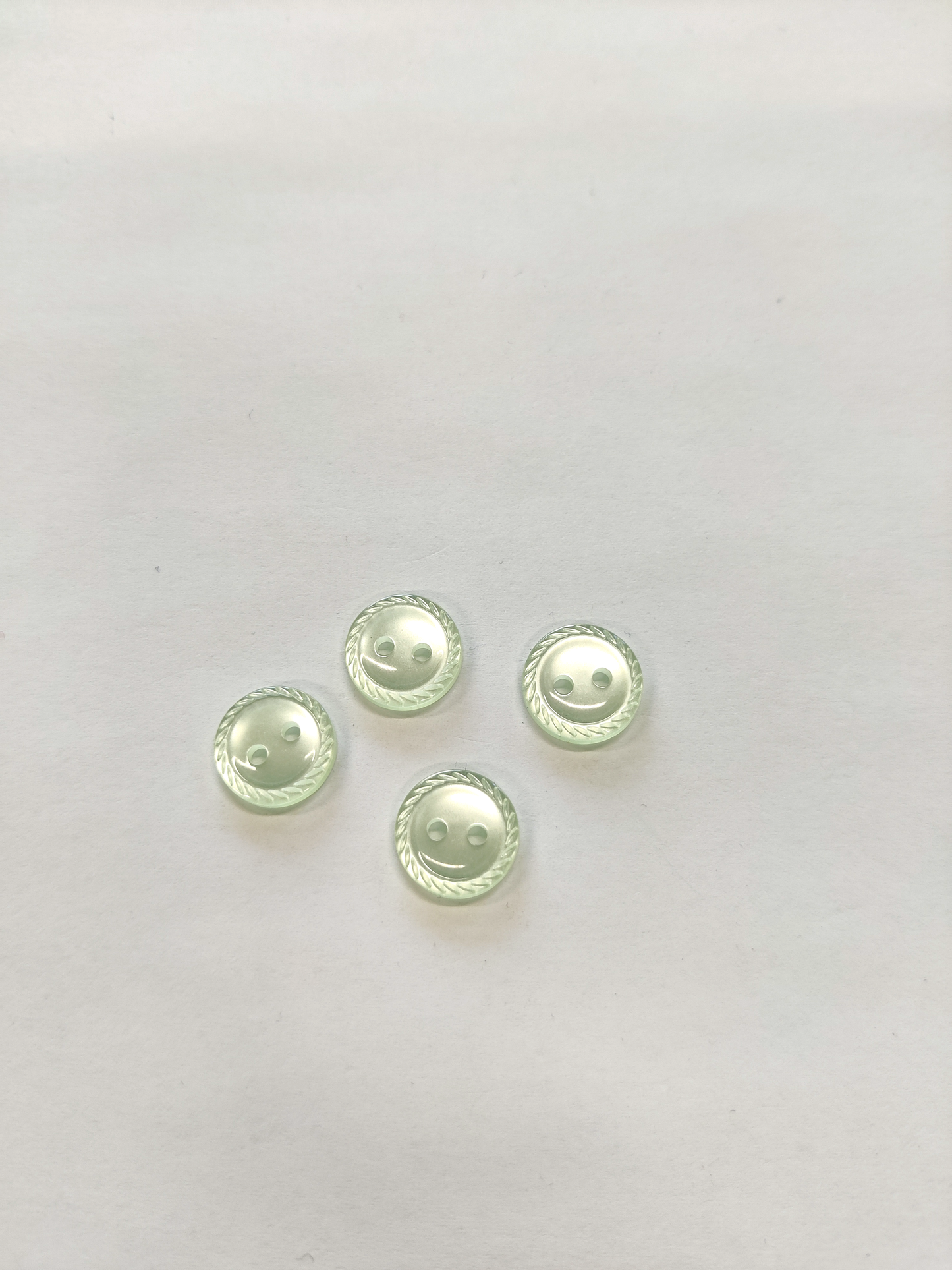 Cut Edge Buttons - 11mm (Assorted Colours)