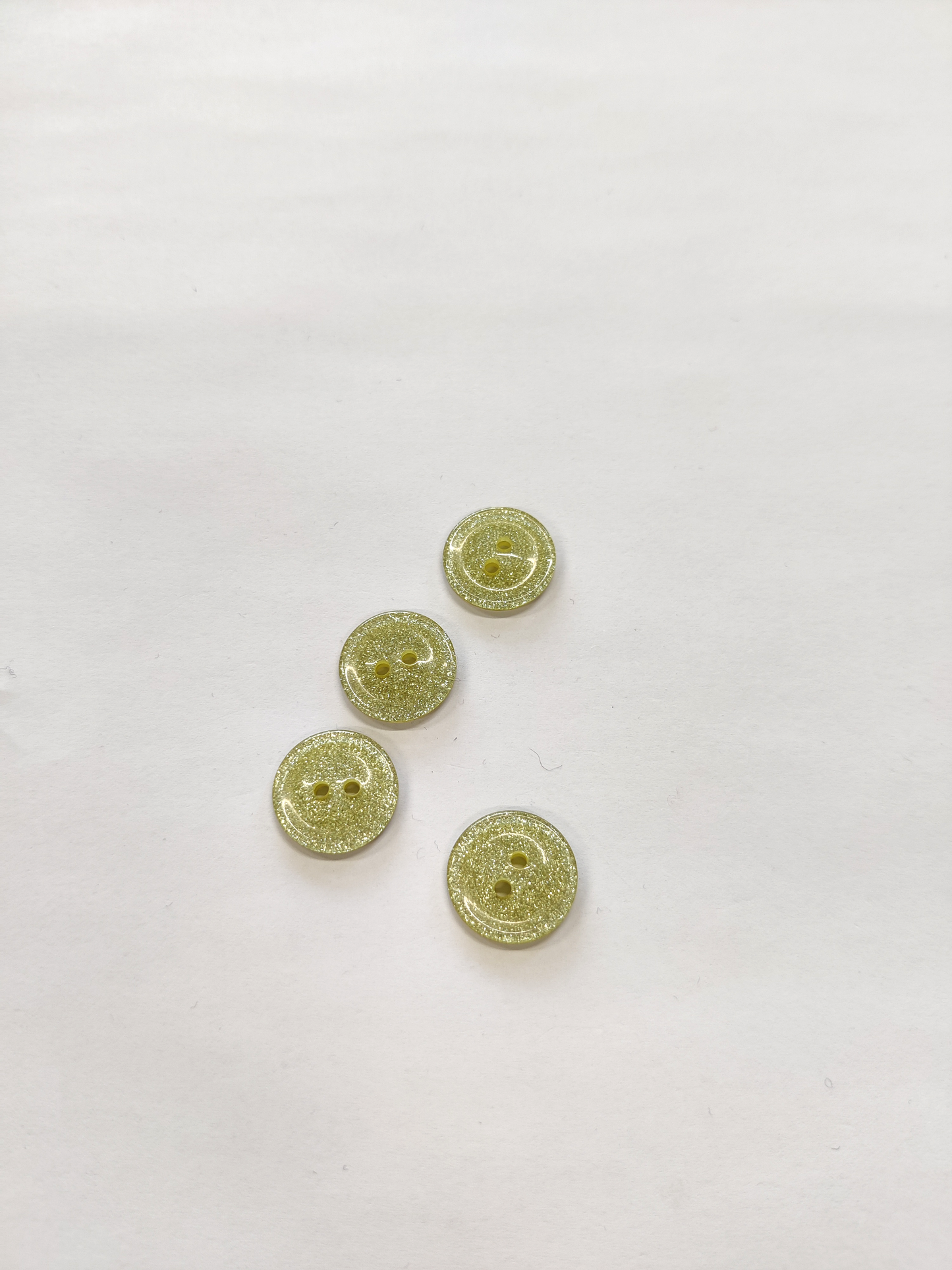 Glitter Buttons - 15mm (Assorted Colours)