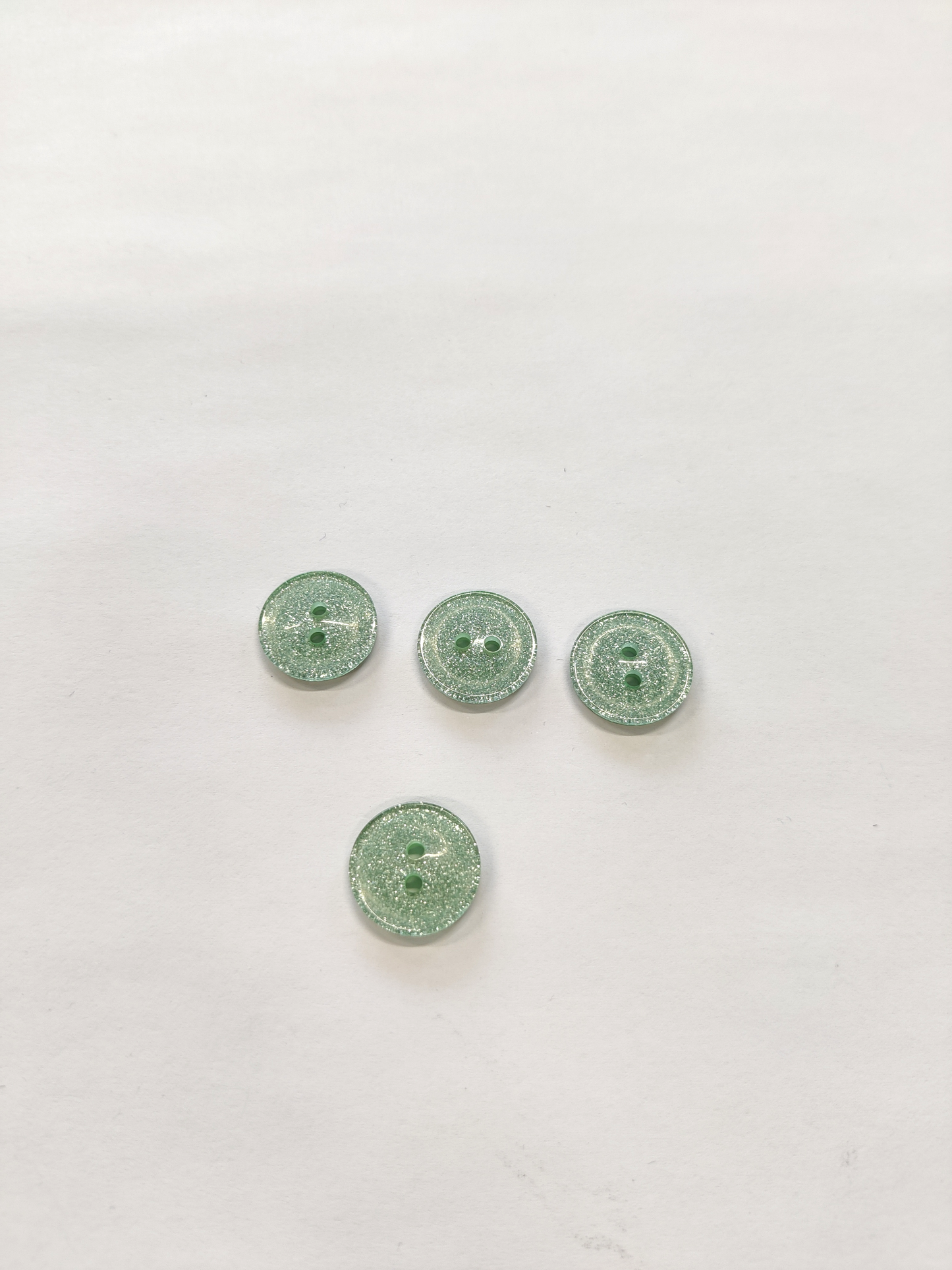 Glitter Buttons - 15mm (Assorted Colours)