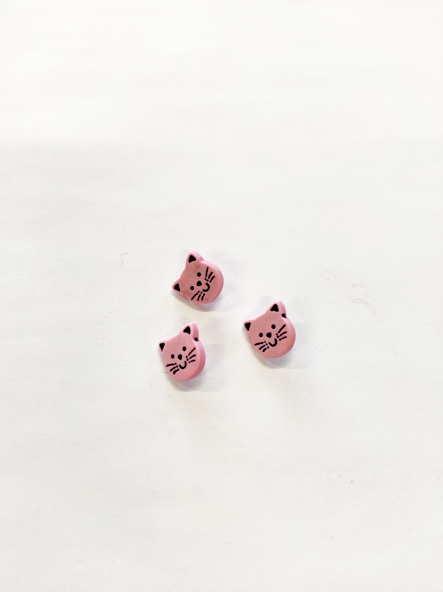 Cat Buttons - 14mm (Assorted Colours)