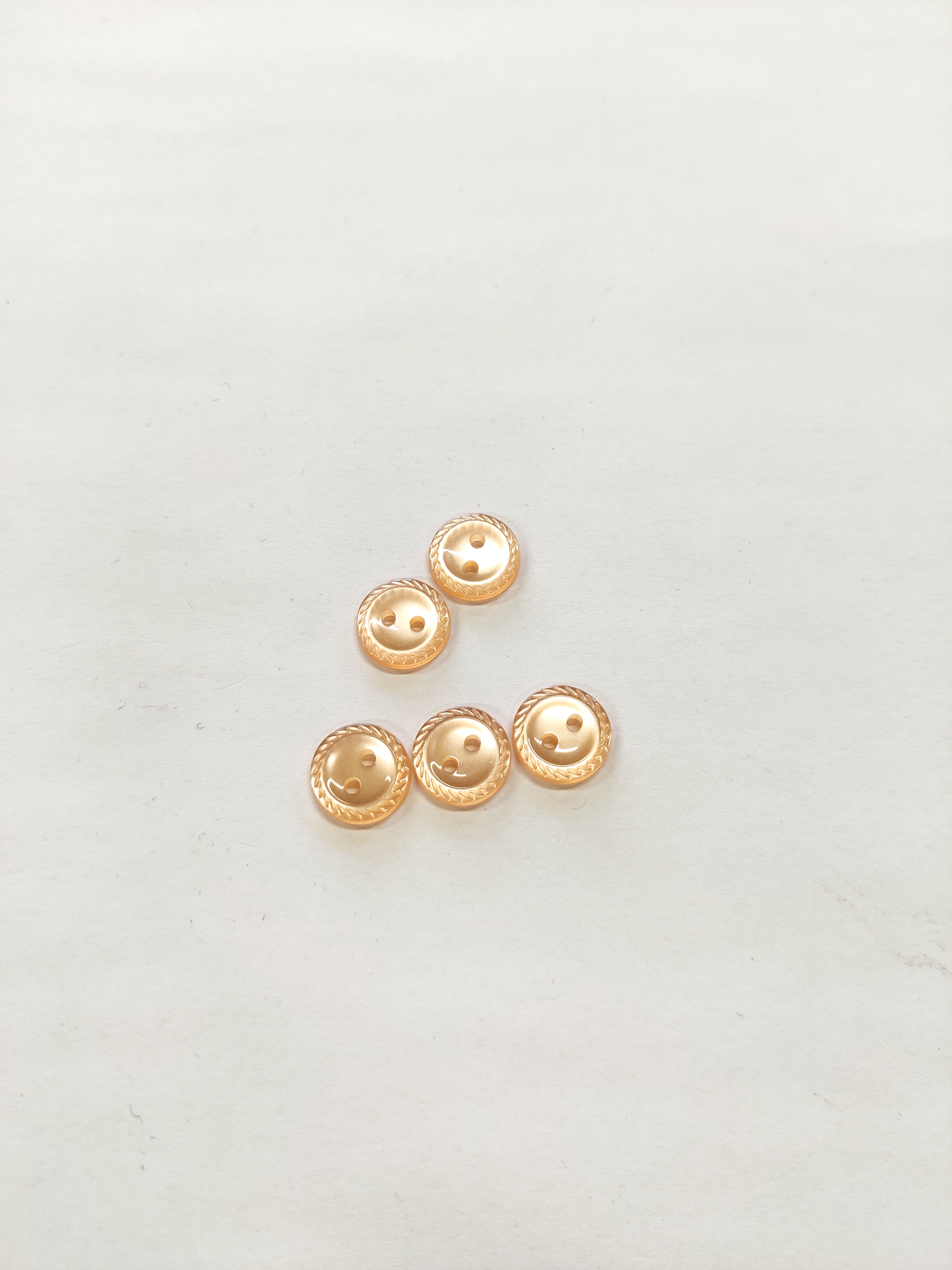 Cut Edge Buttons - 11mm (Assorted Colours)