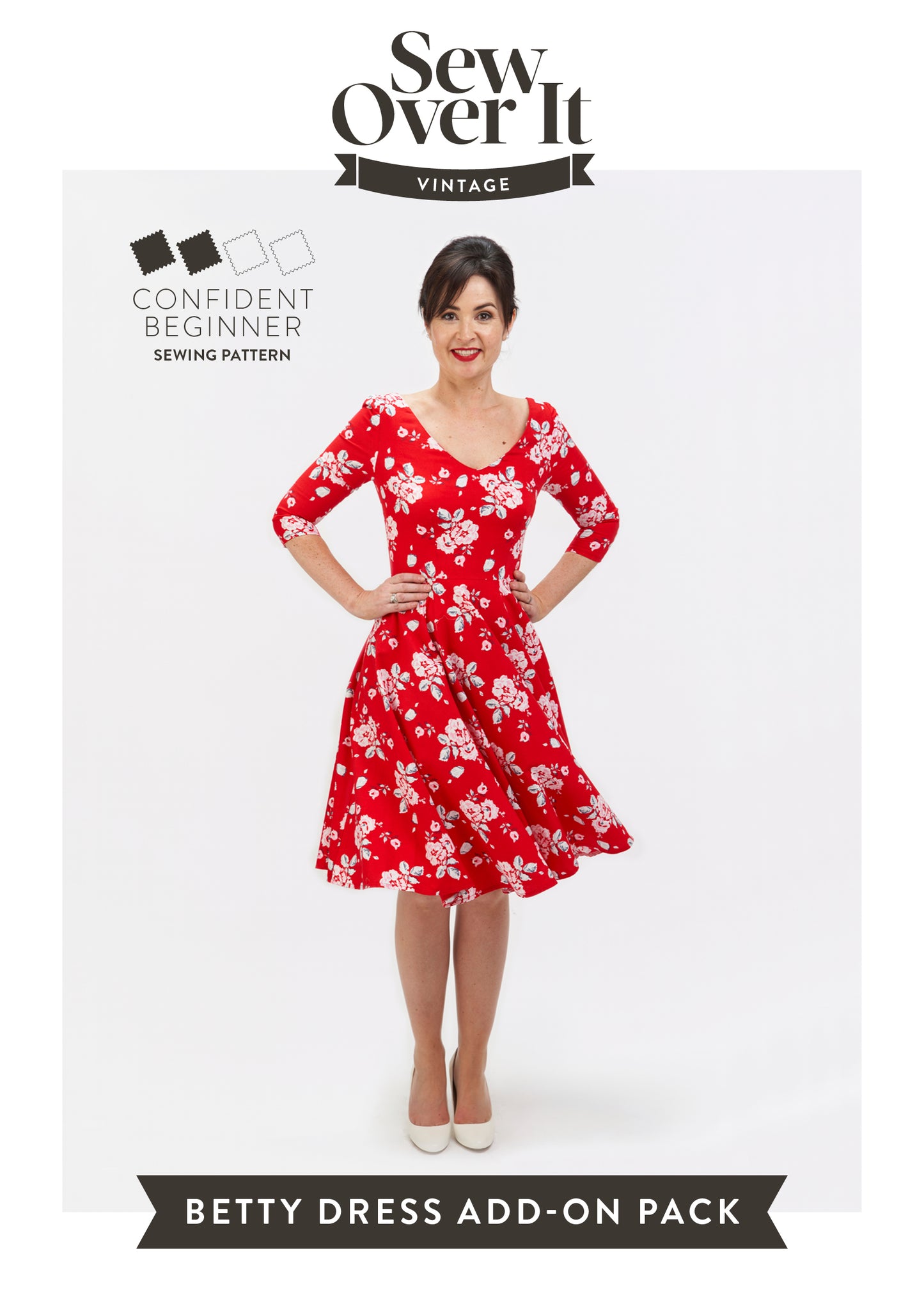 Betty Dress Add-On Pack PDF - Sleeves and Necklines