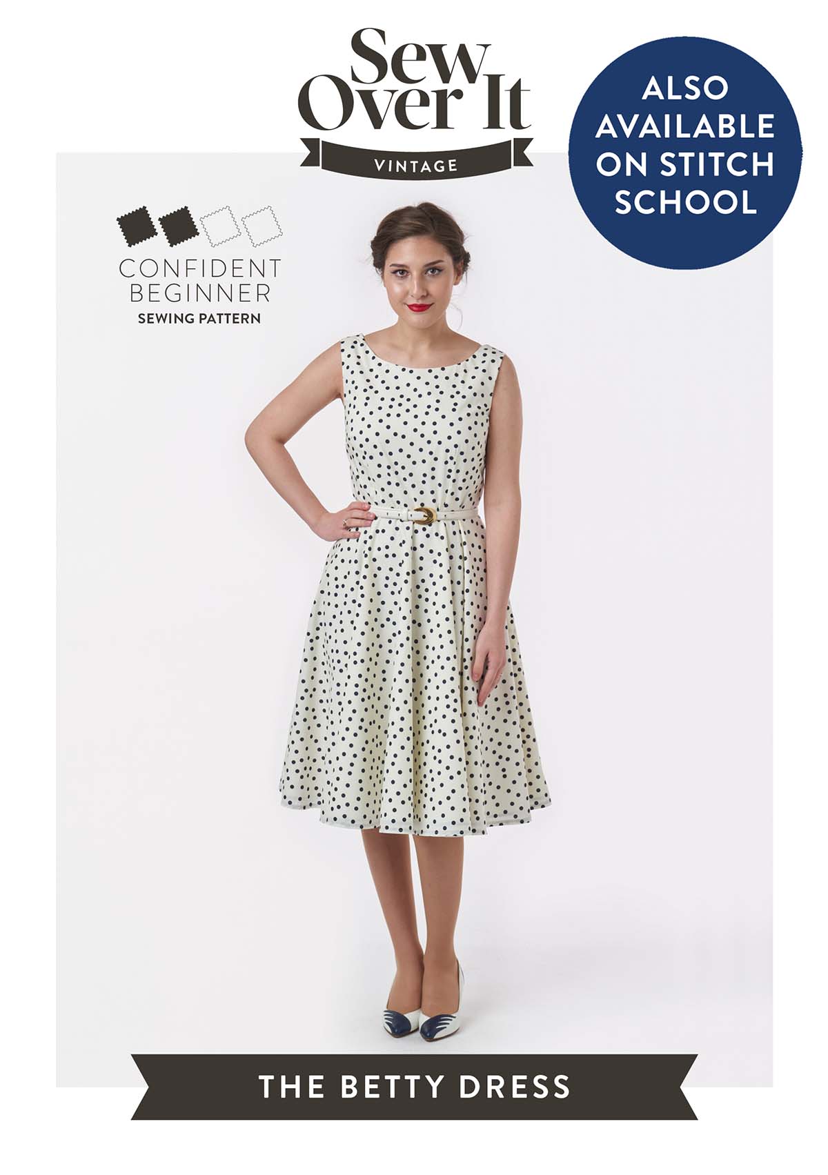 Betty Dress - 1950s Inspired Sewing Pattern - Sew Over It Betty Dress - 1950s Inspired Sewing Pattern - Sew Over It