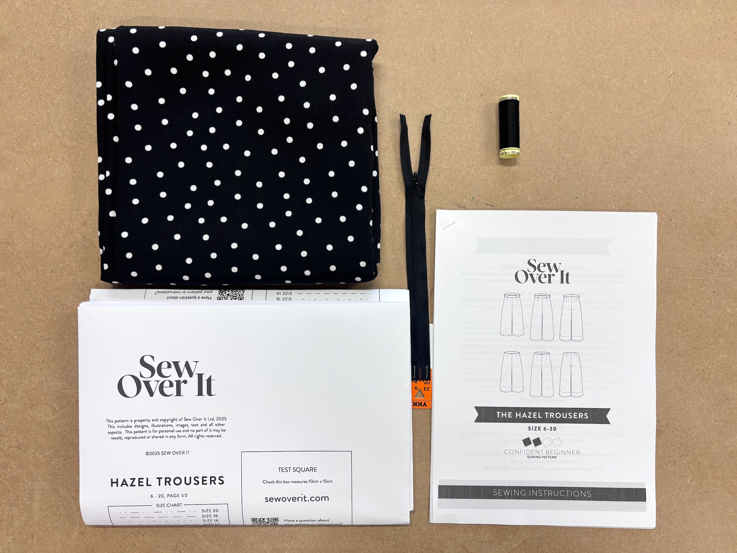 Hazel Trousers Kit - Black