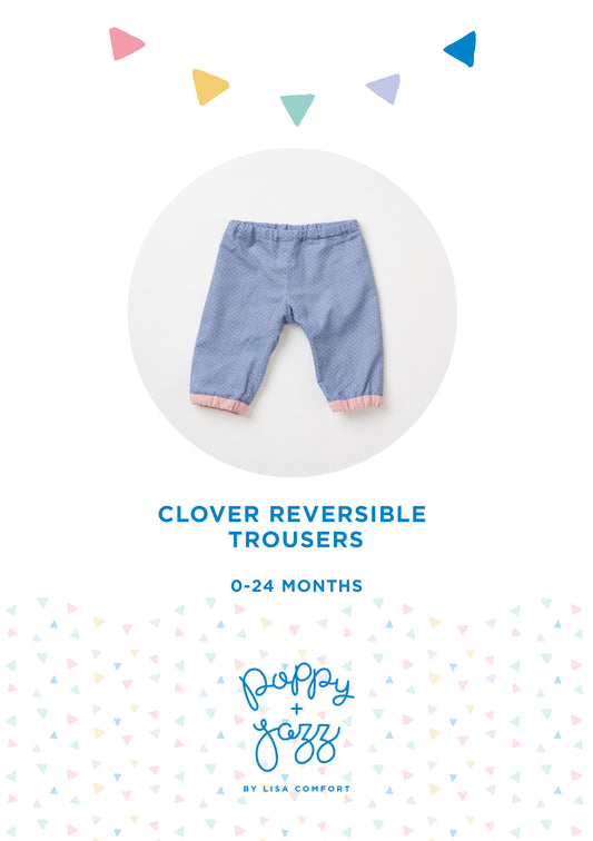 Clover Reversible Trousers PDF Sewing Pattern