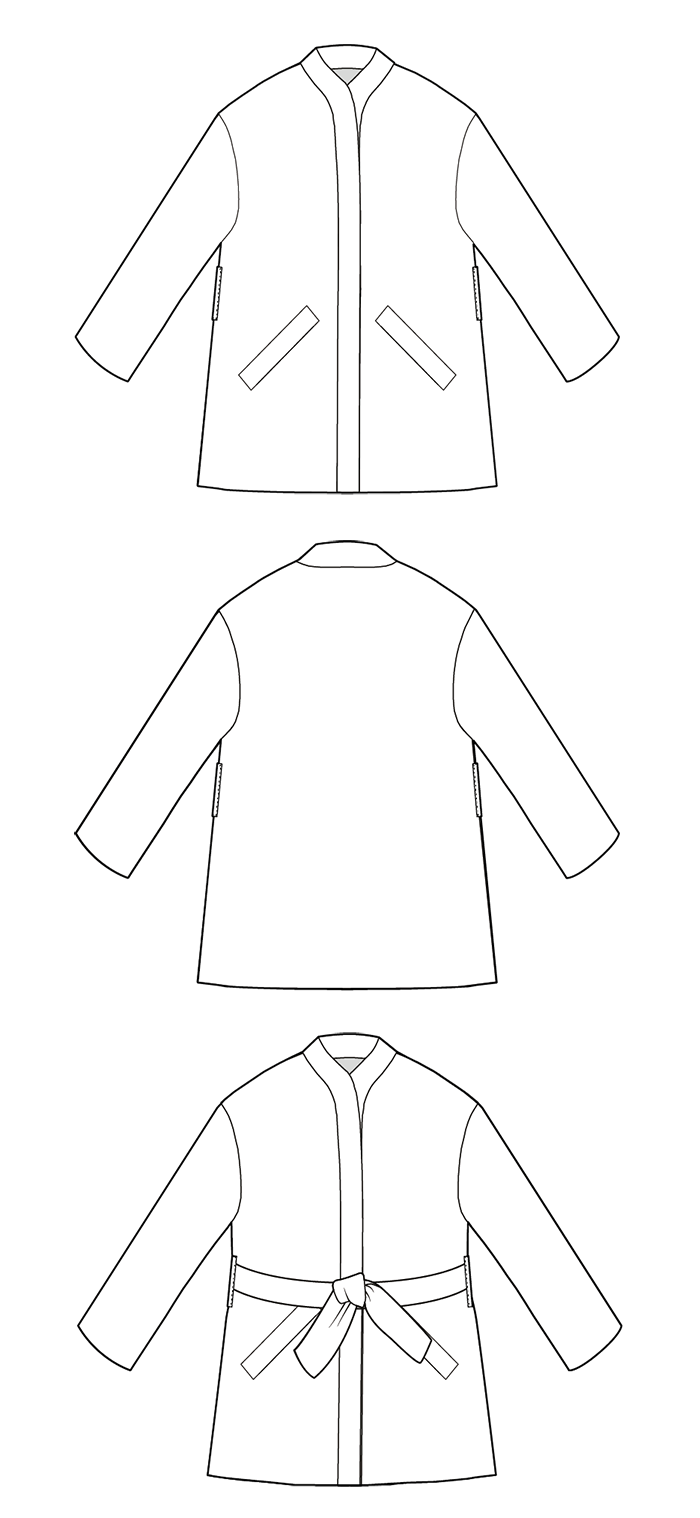 Dahlia Coat PDF Sewing Pattern
