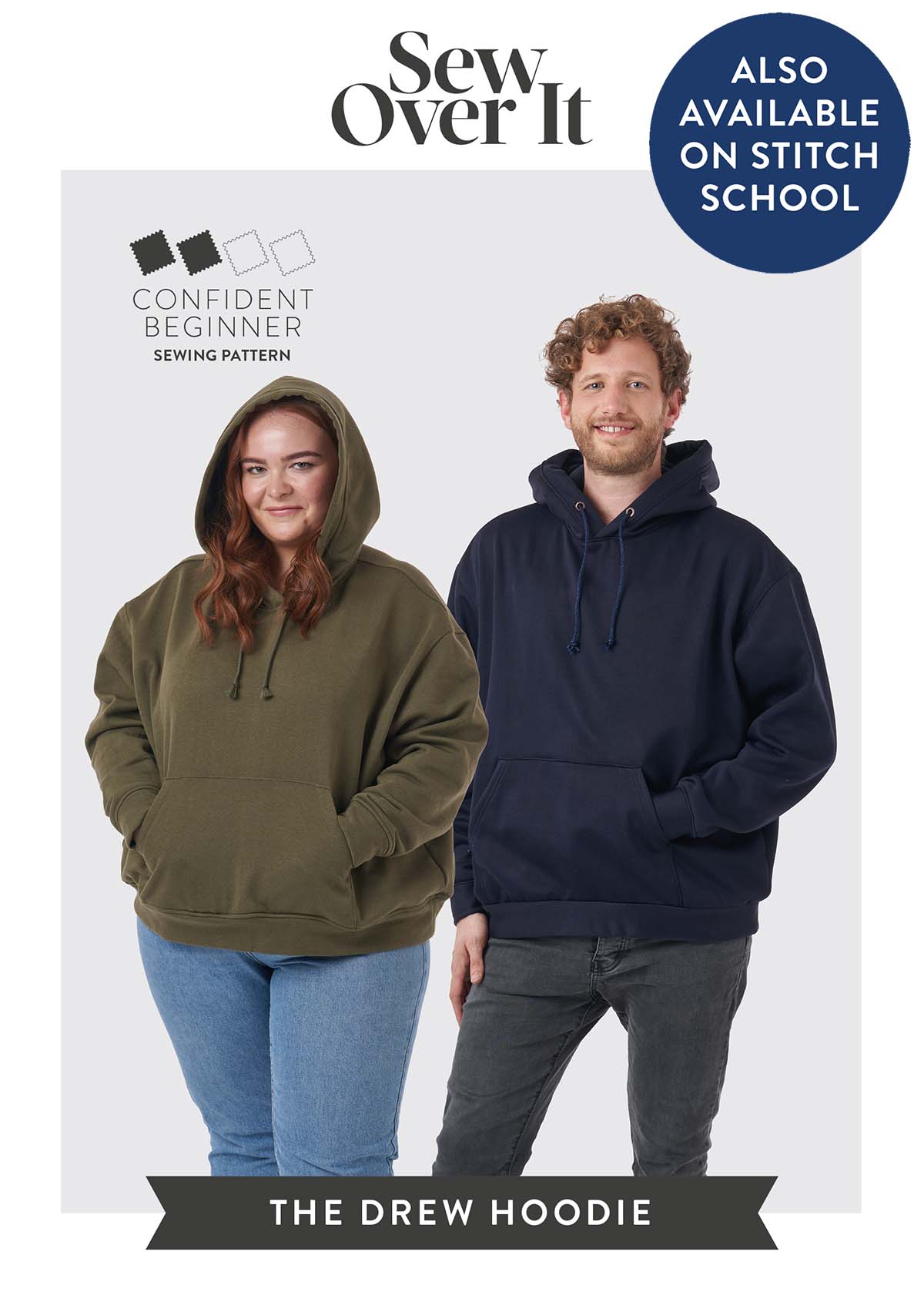 Drew Hoodie PDF Sewing Pattern