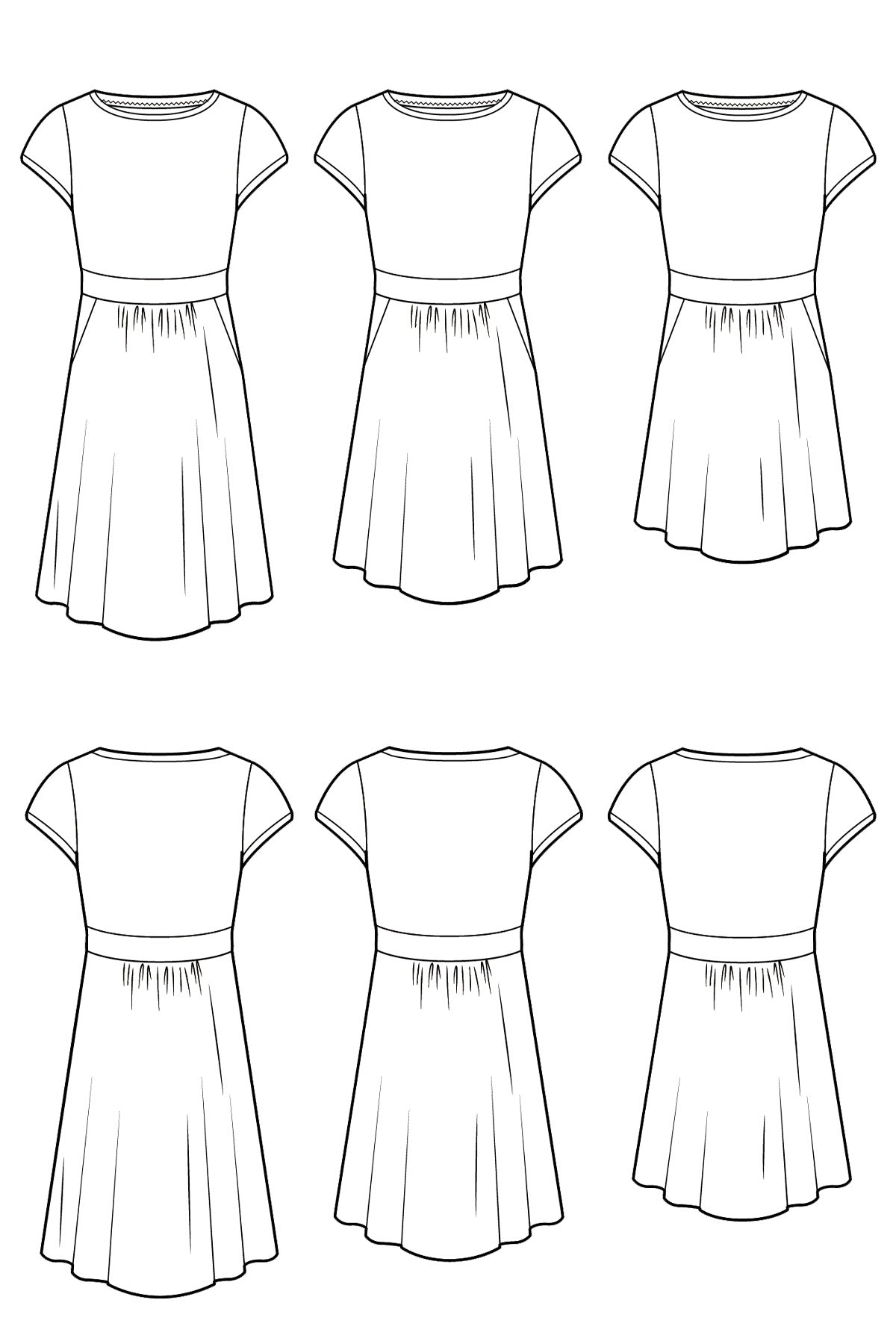 Esma Dress PDF Sewing Pattern