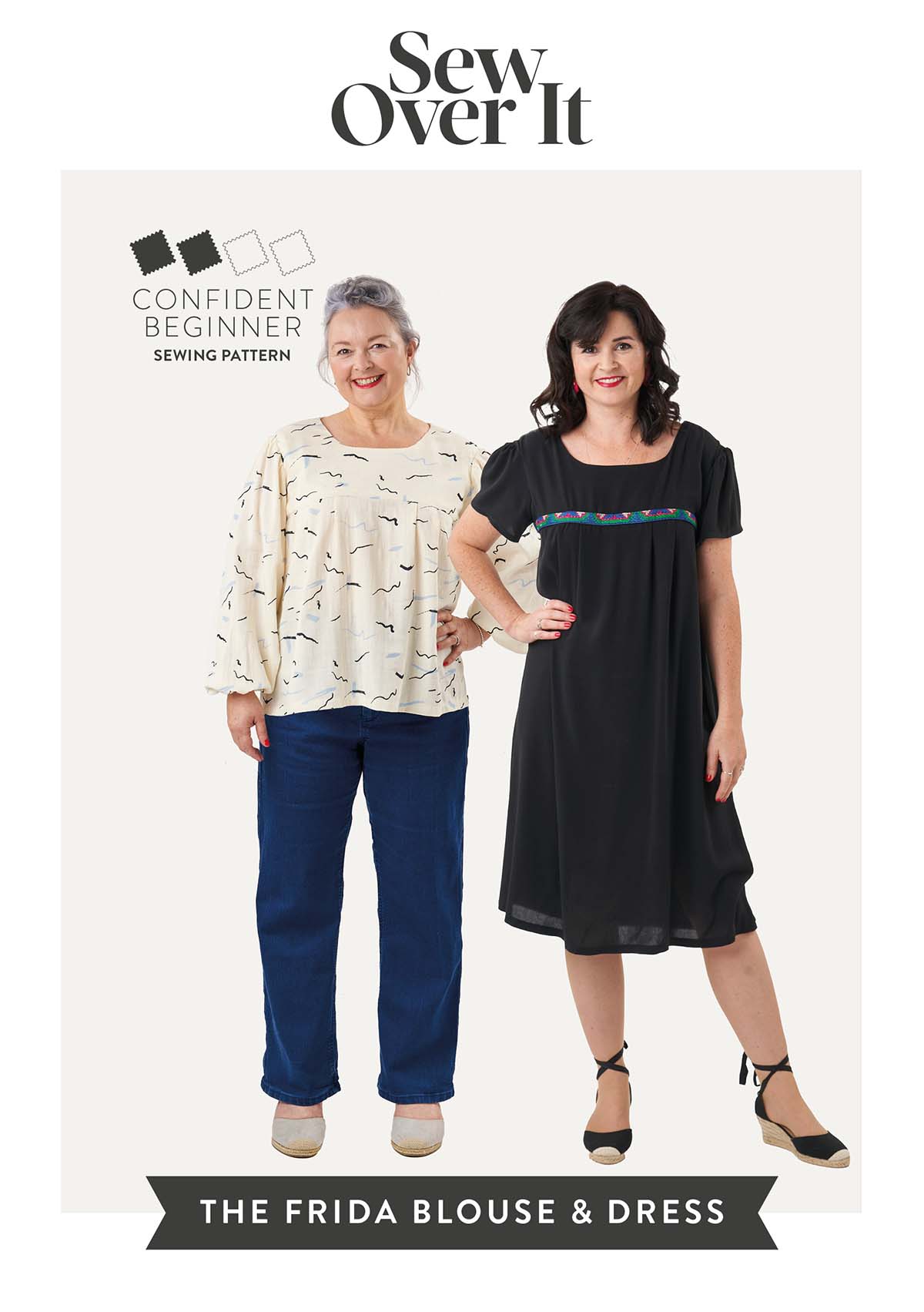 Frida Blouse and Dress PDF Sewing Pattern