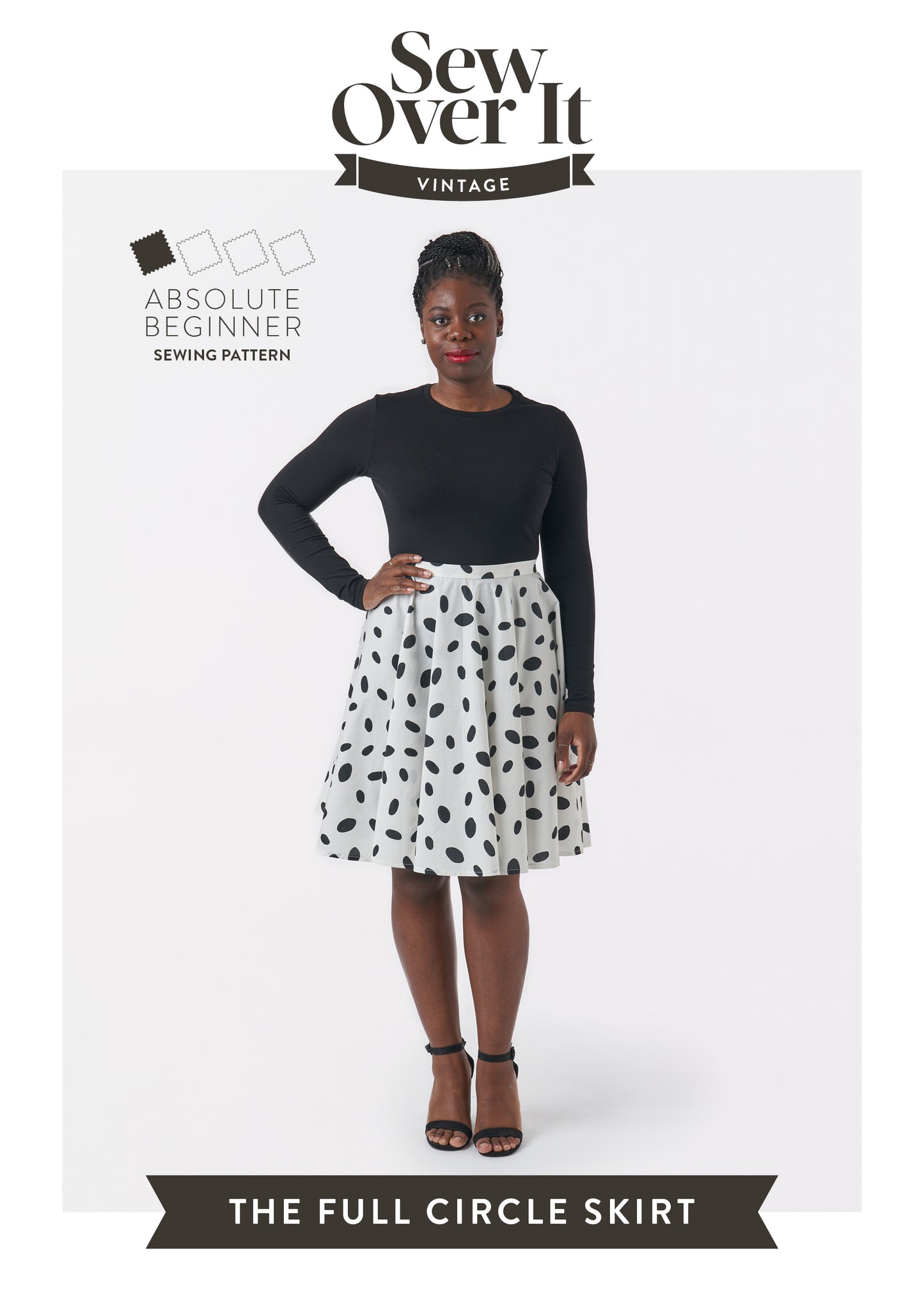 Full Circle Skirt PDF Sewing Pattern