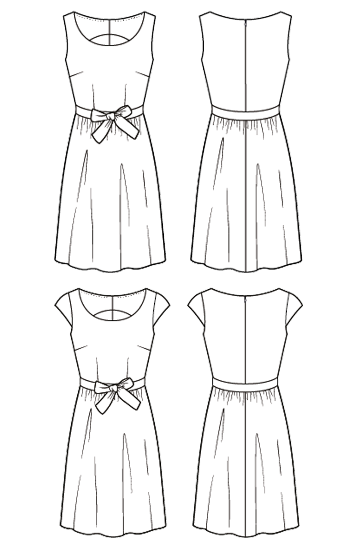 Grace Dress PDF Sewing Pattern