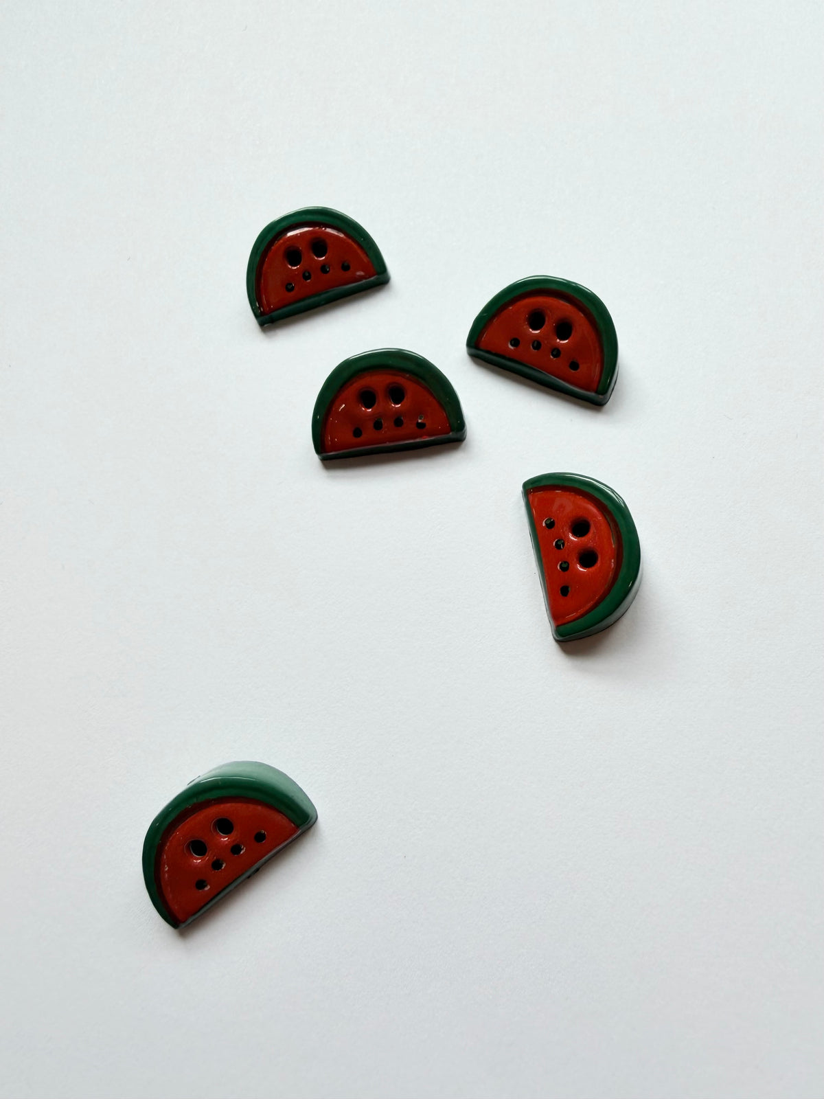 Watermelon Buttons - 18mm