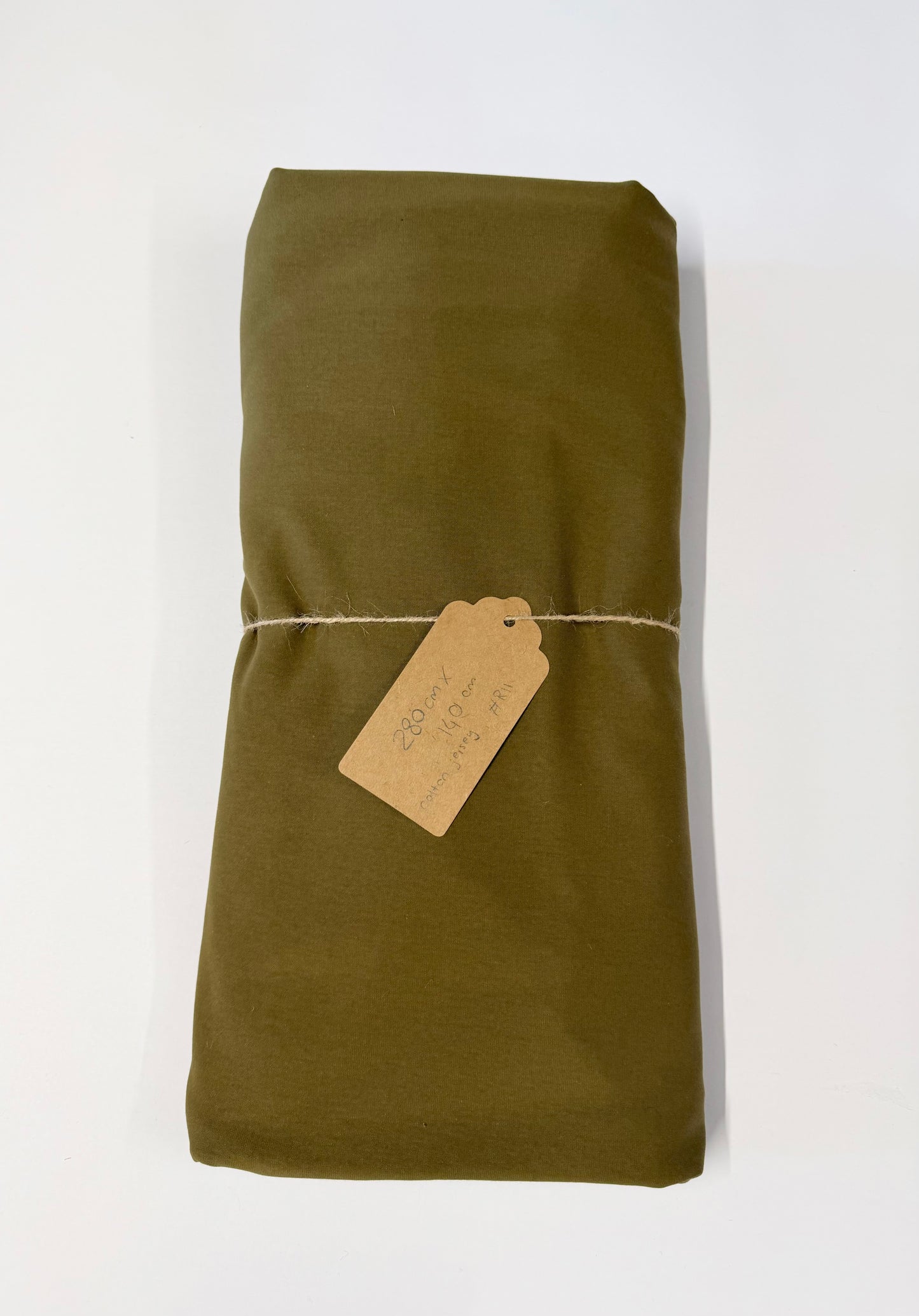 Soft Cotton Jersey - Olive - 280x140cm - #R11