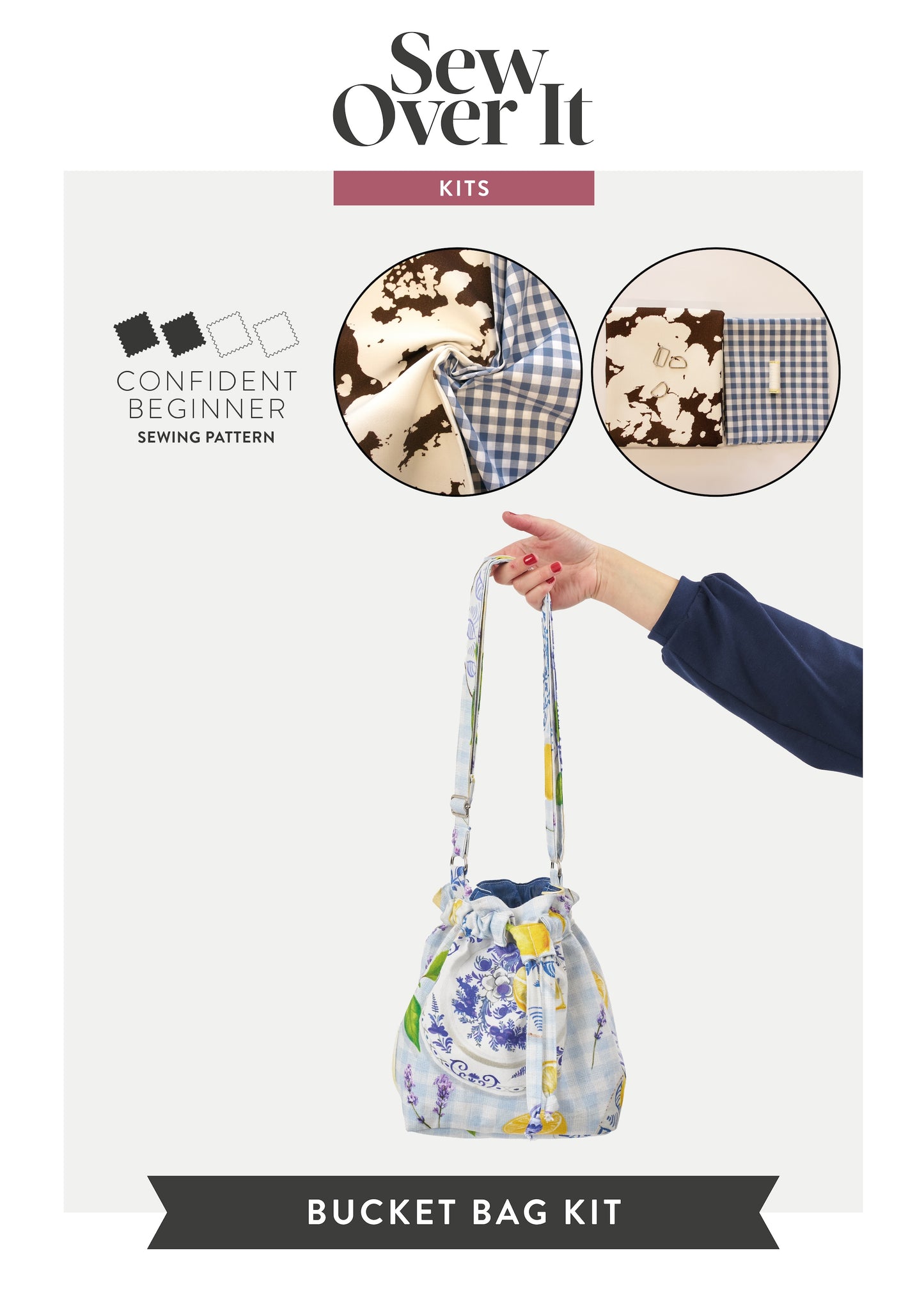 The Bucket Bag Kit - Jessie/Denim Blue