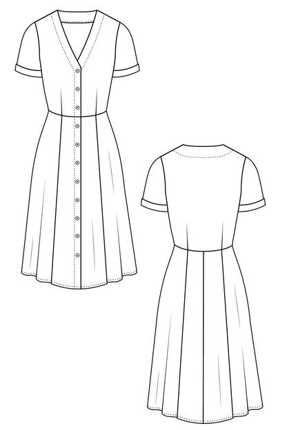 Lea Dress PDF Sewing Pattern