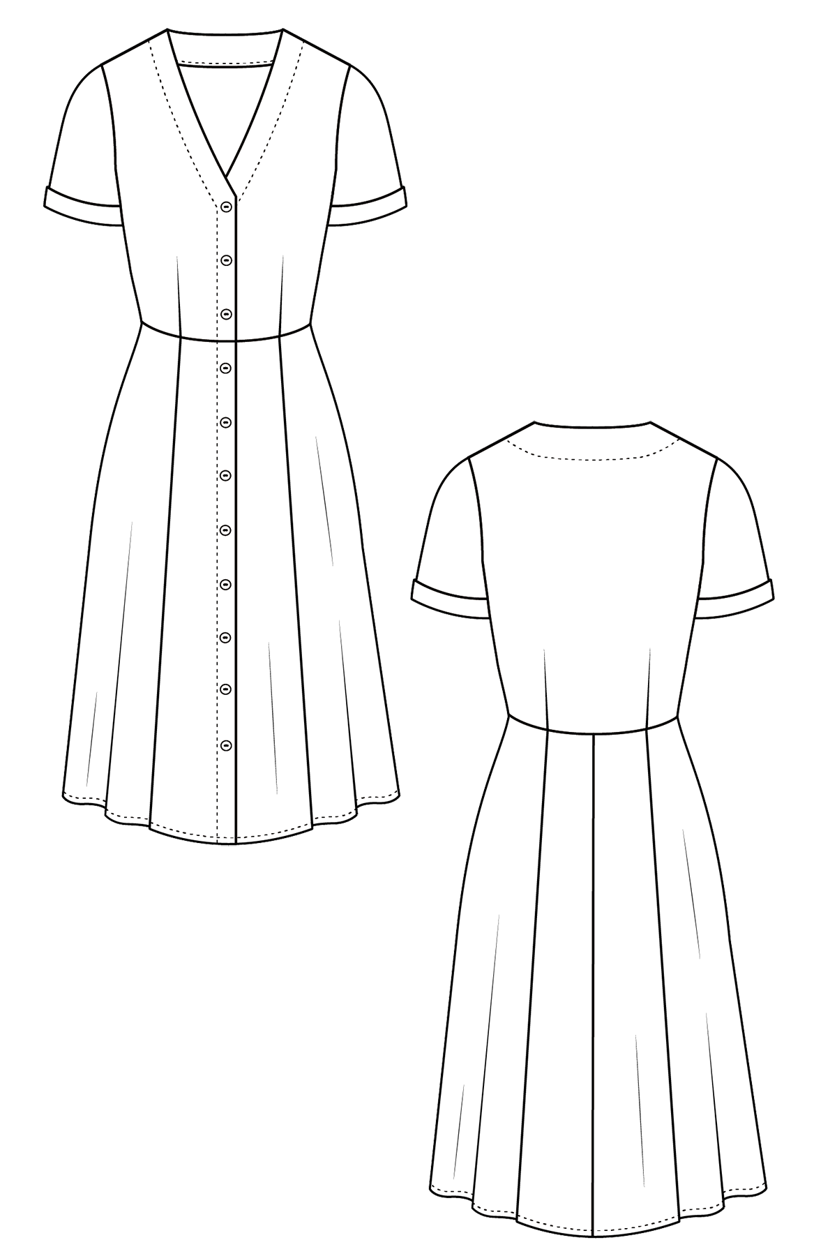 Lea Dress PDF Sewing Pattern