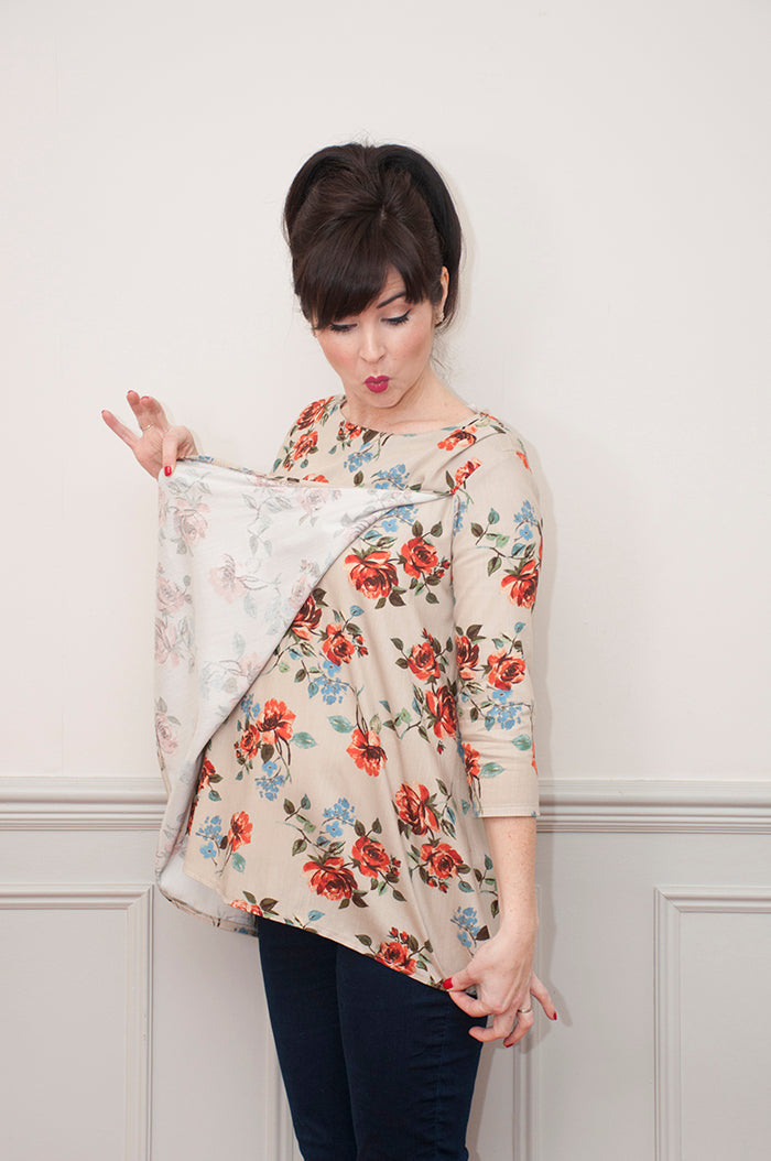 Lily Top PDF Sewing Pattern - Maternity Range