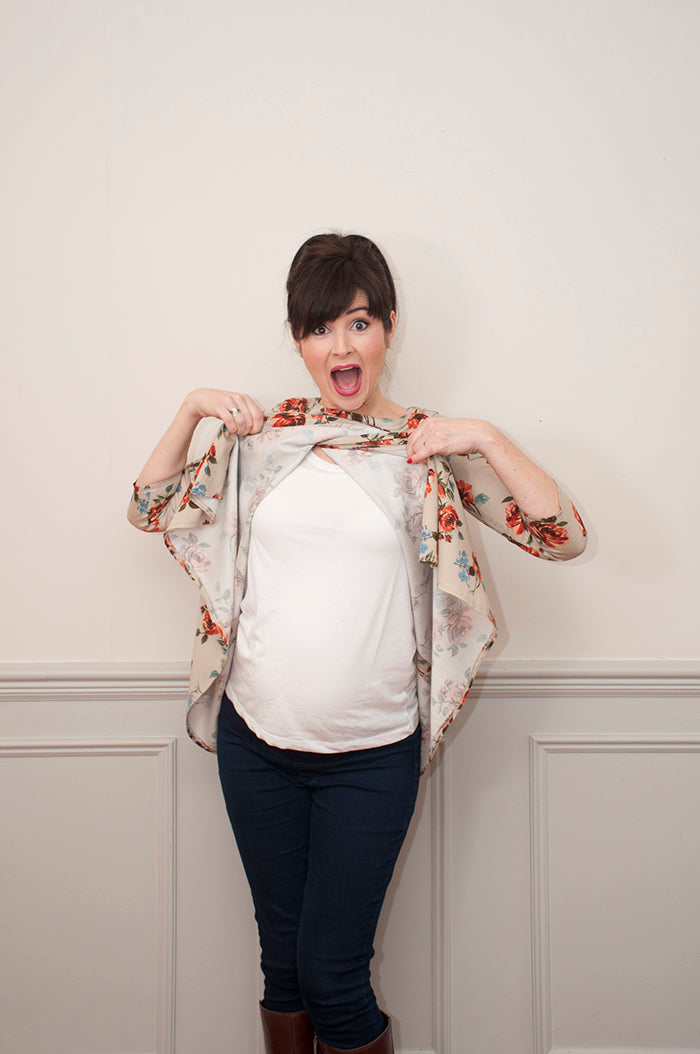 Lily Top PDF Sewing Pattern - Maternity Range