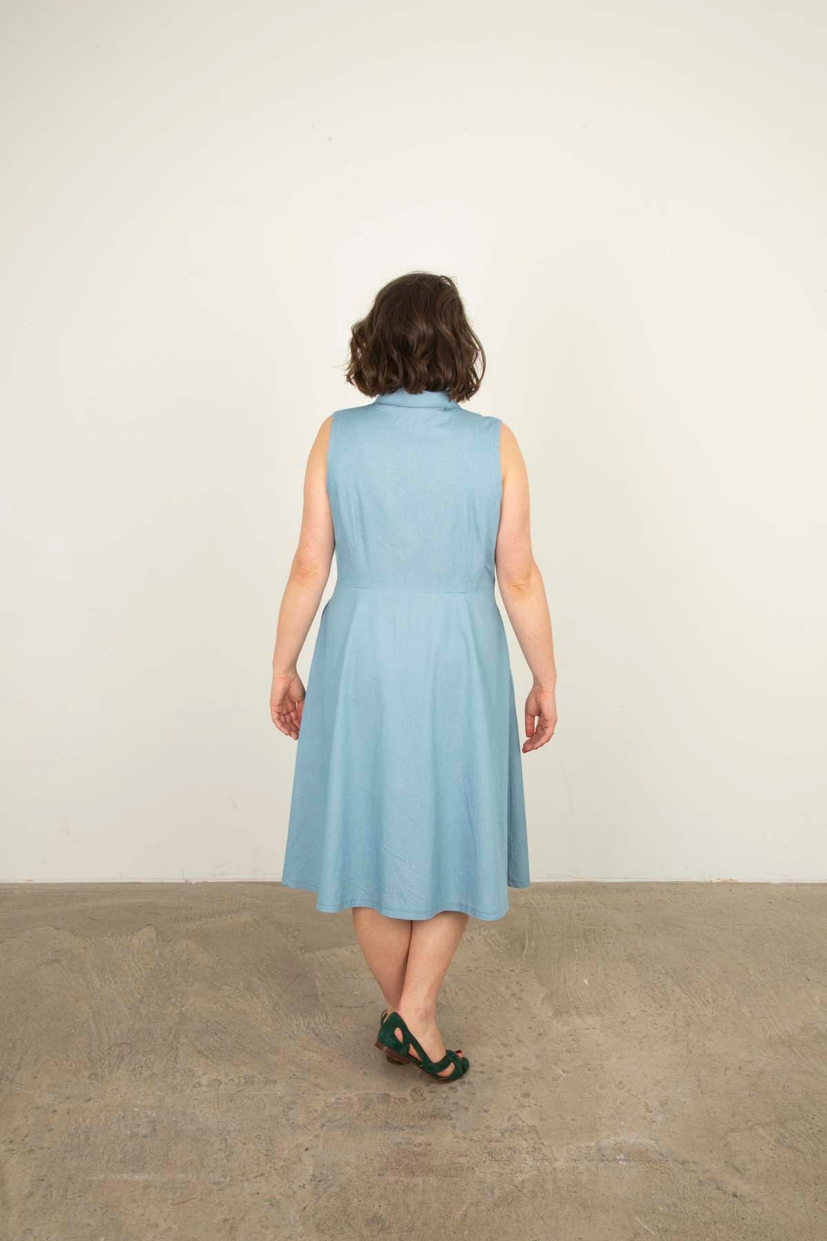Nicole Dress Sleeveless Add-On Sewing Pattern