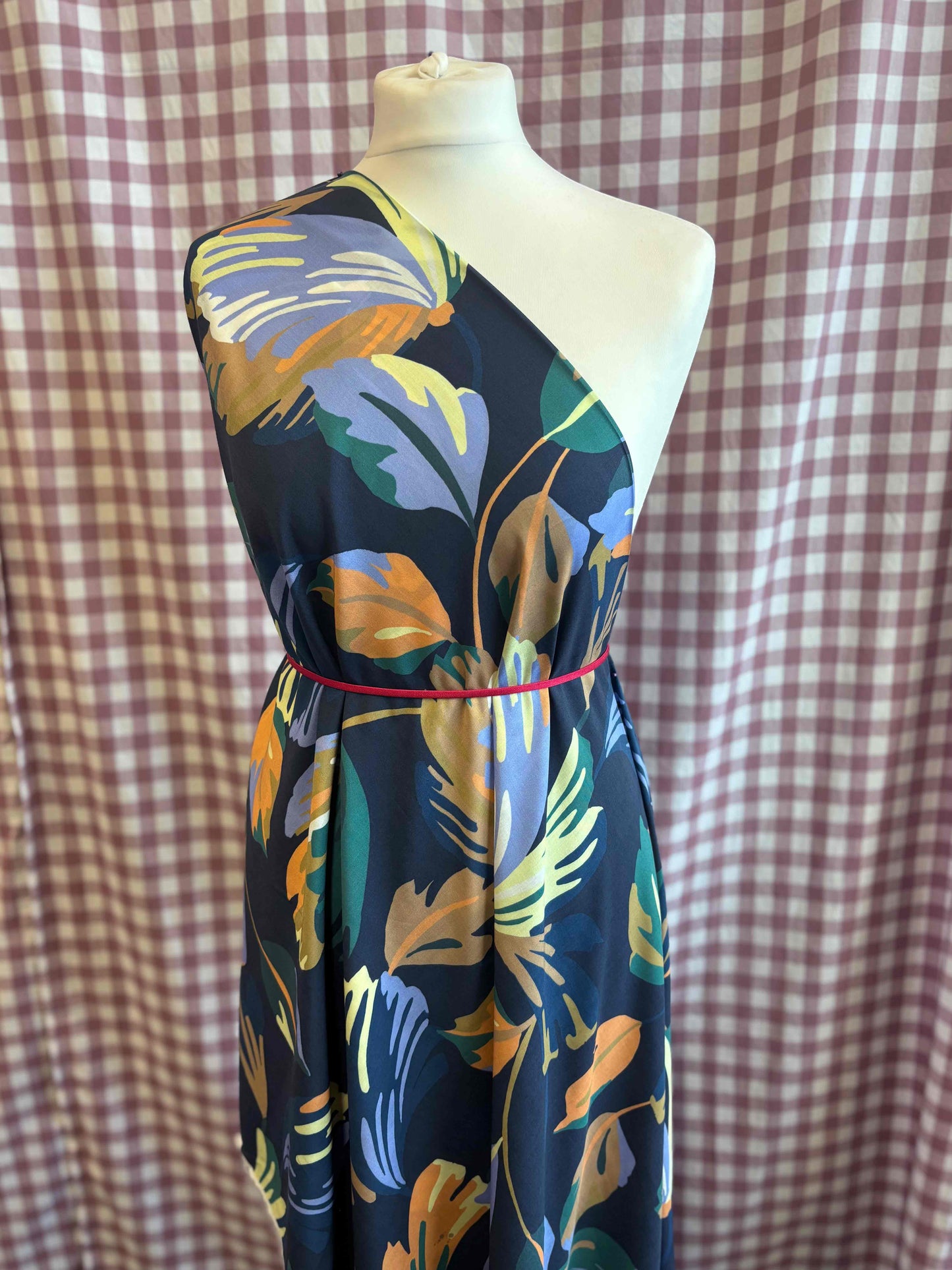 Viscose Challis - Artsy Leaf