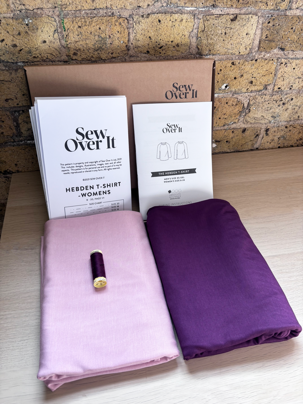 Hebden T-Shirt Kit - Plum/Blossom