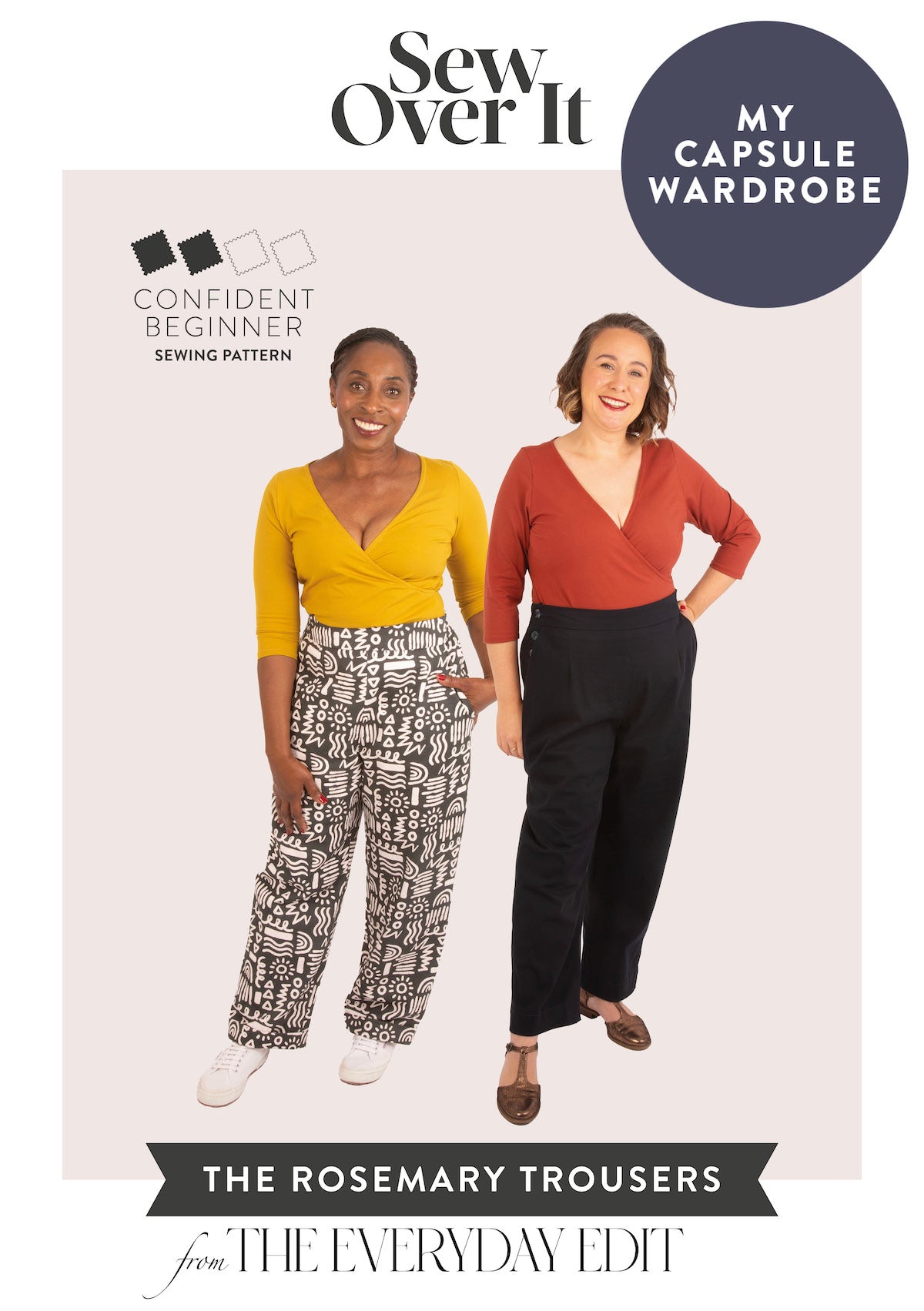 sew over it cigarette pants Rosemary Trousers - PDF Sewing Pattern