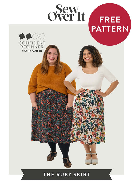 Ruby Skirt PDF Sewing Pattern